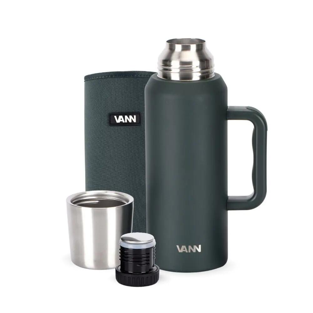 Thermoskan - Hiken - 1,2 L - Gerecycled RVS, 36u koud 2/10