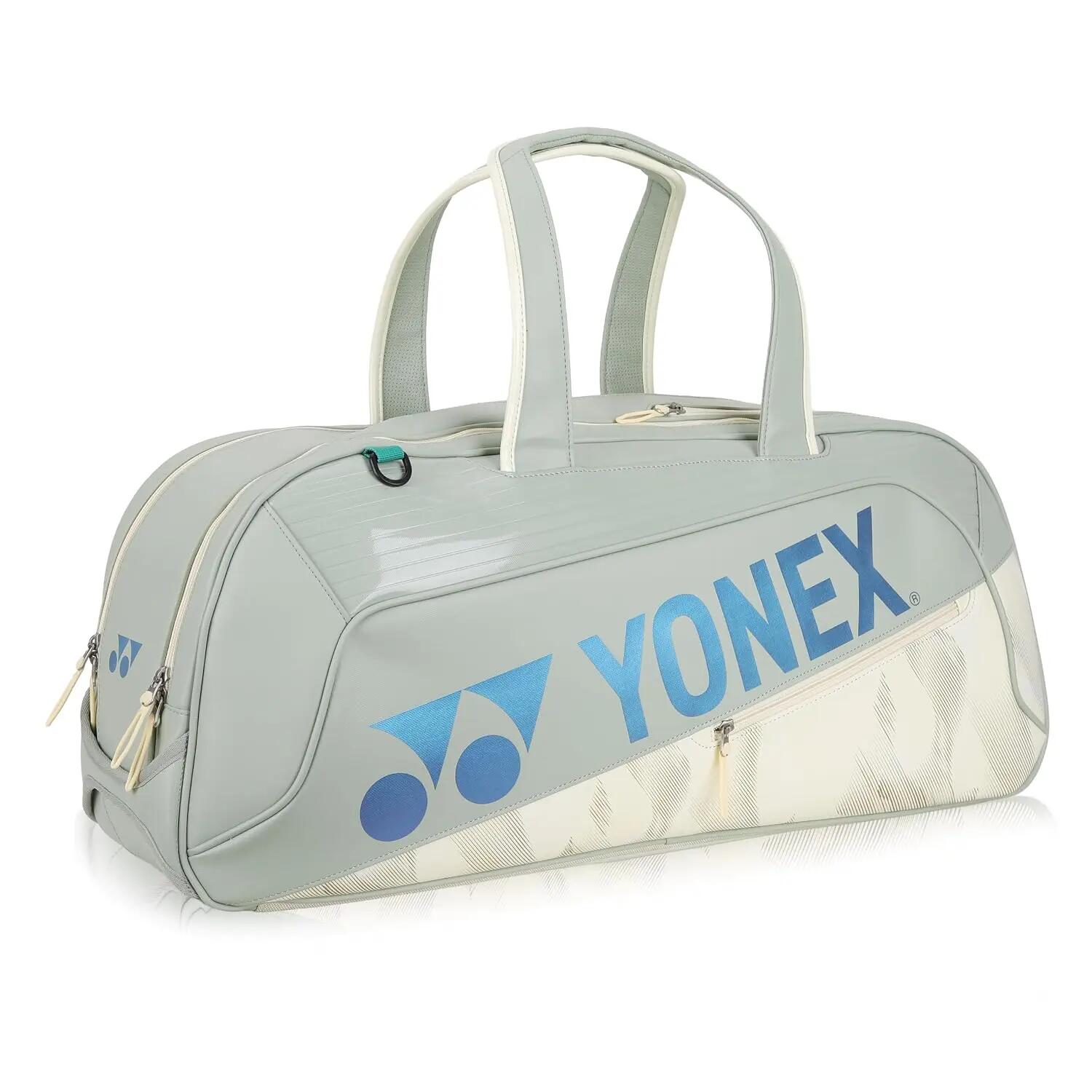 Yonex Tournament Kitbag BA02631WEX | Expert Tournament Bag for Badminton Tennis Squash | Smoke Green -  1