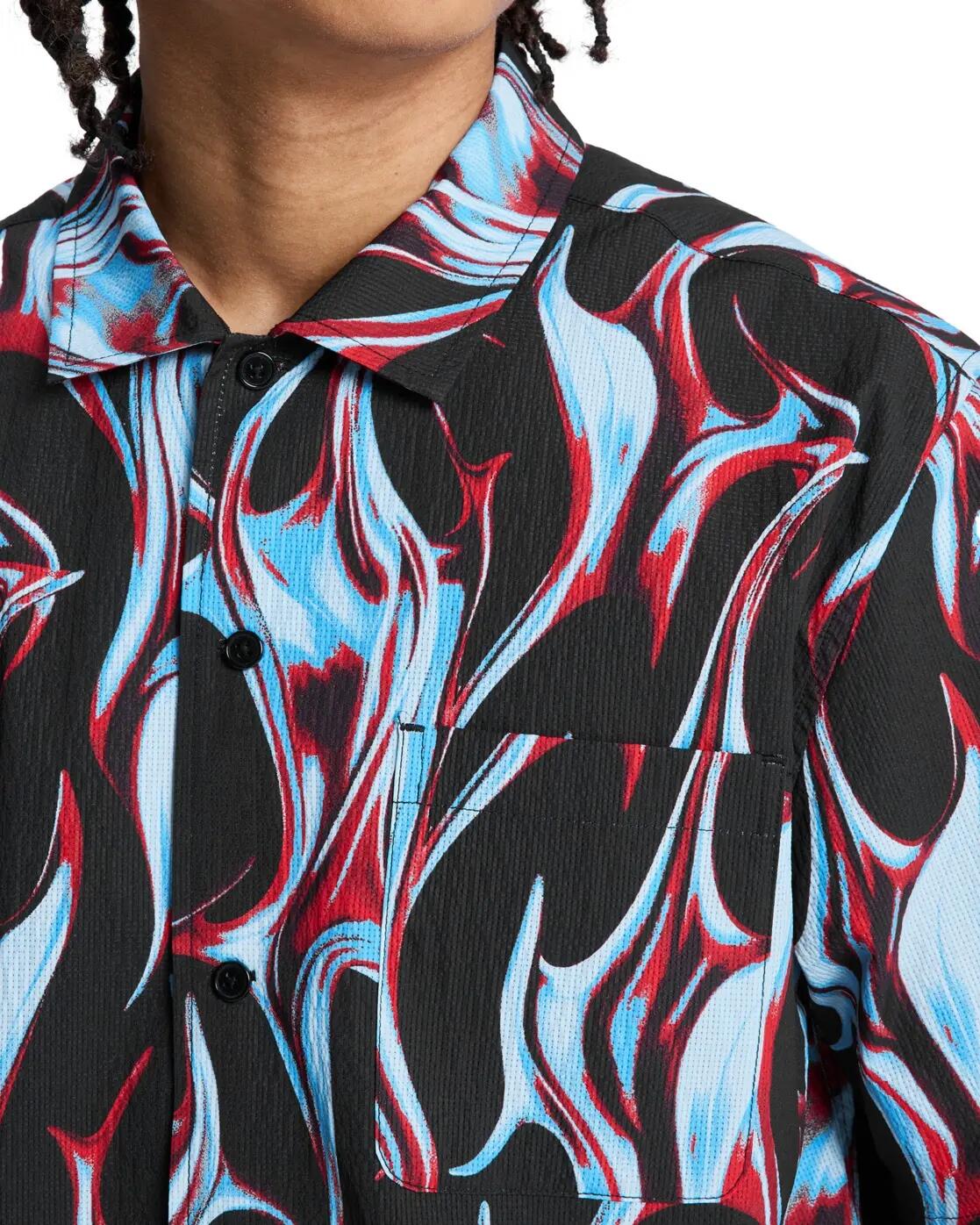 Chemise manches courtes FULL ON RESORT Noir Homme 4/4