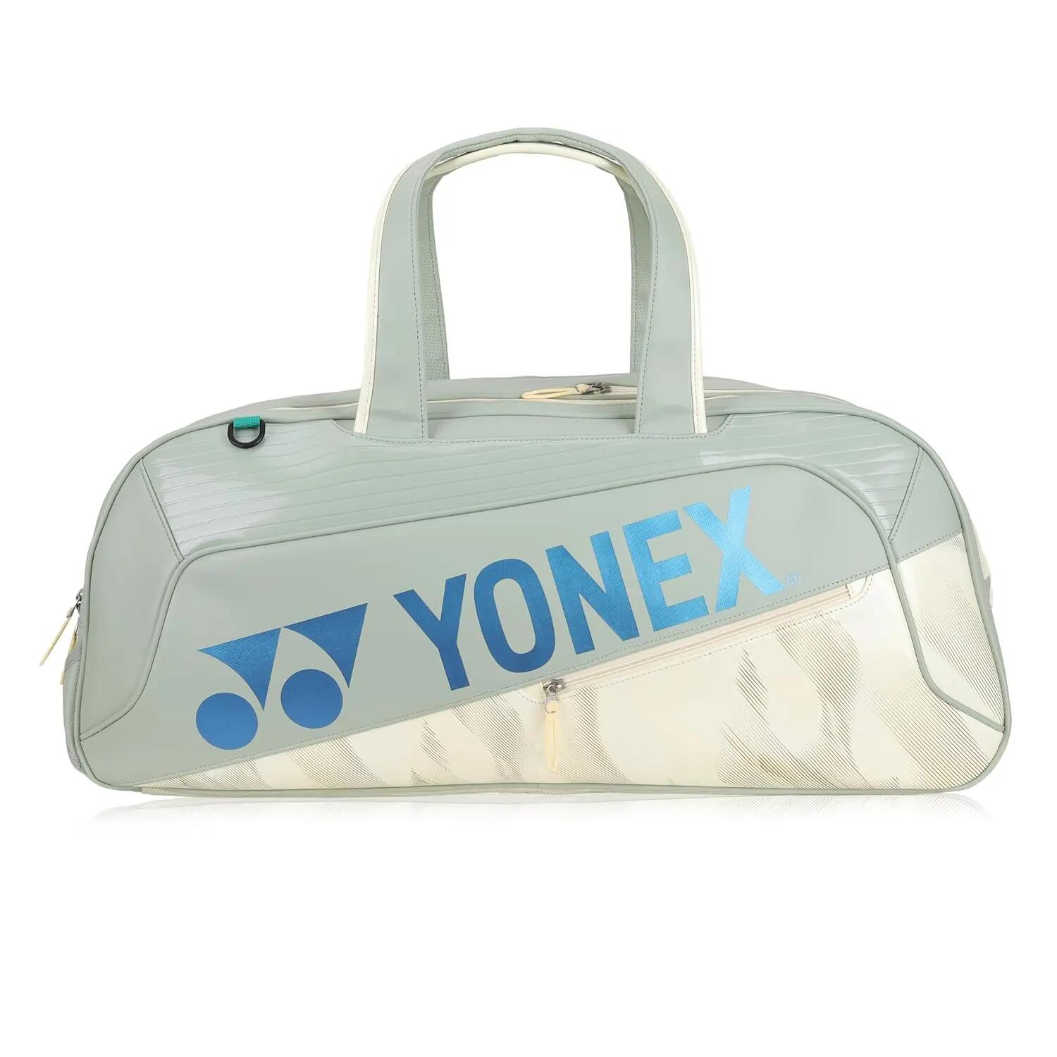 Yonex Tournament Kitbag BA02631WEX | Expert Tournament Bag for Badminton Tennis Squash | Smoke Green -  3