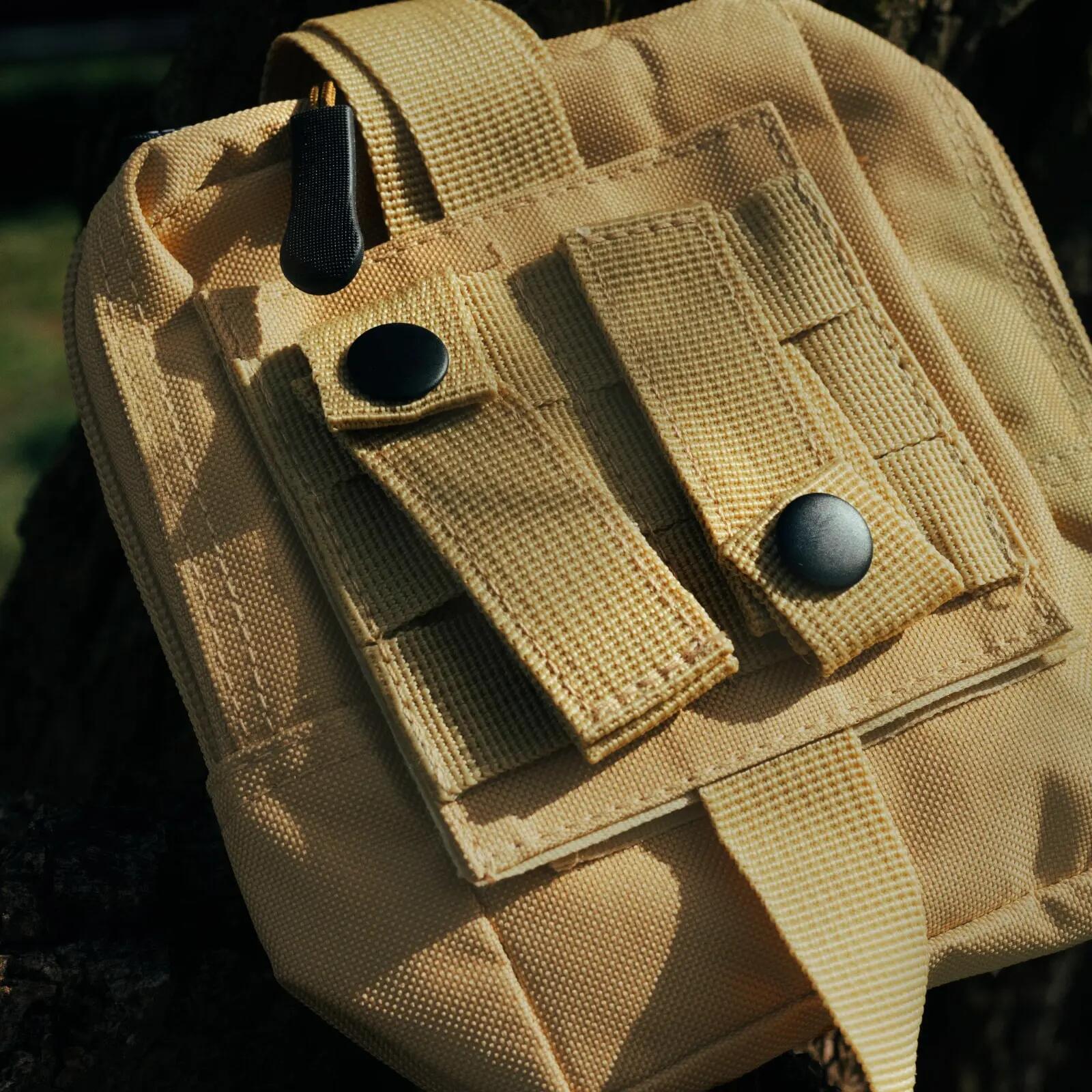 Bolsa tática Offlander universal MOLLE com velcro, cáqui. 6/6