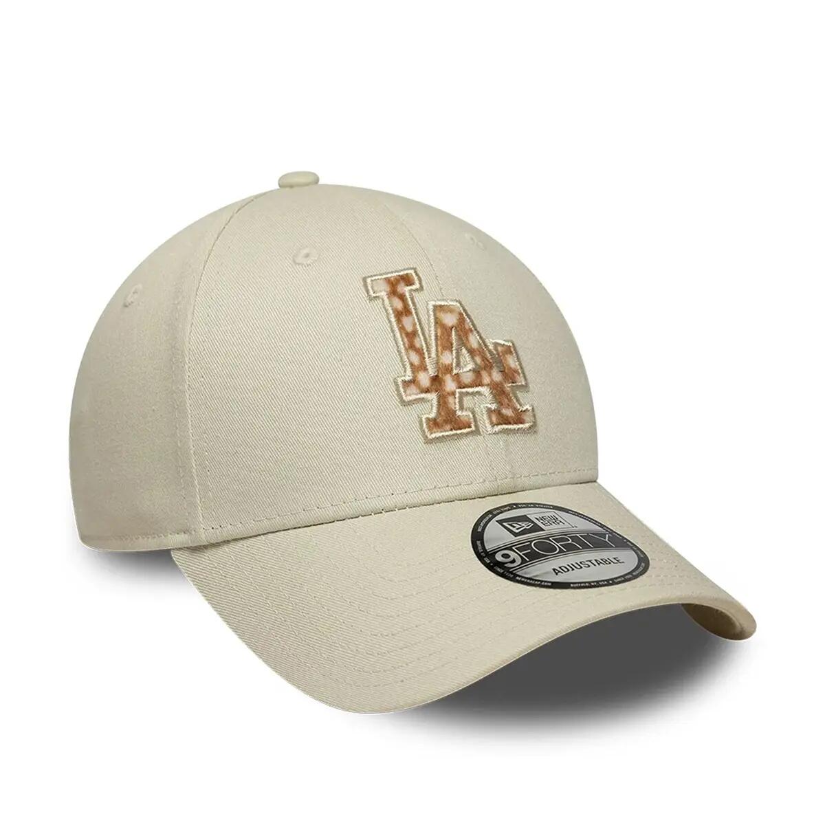 New Era 9FORTY Cap Los Angeles Dodgers Animal hellbeige 3/7