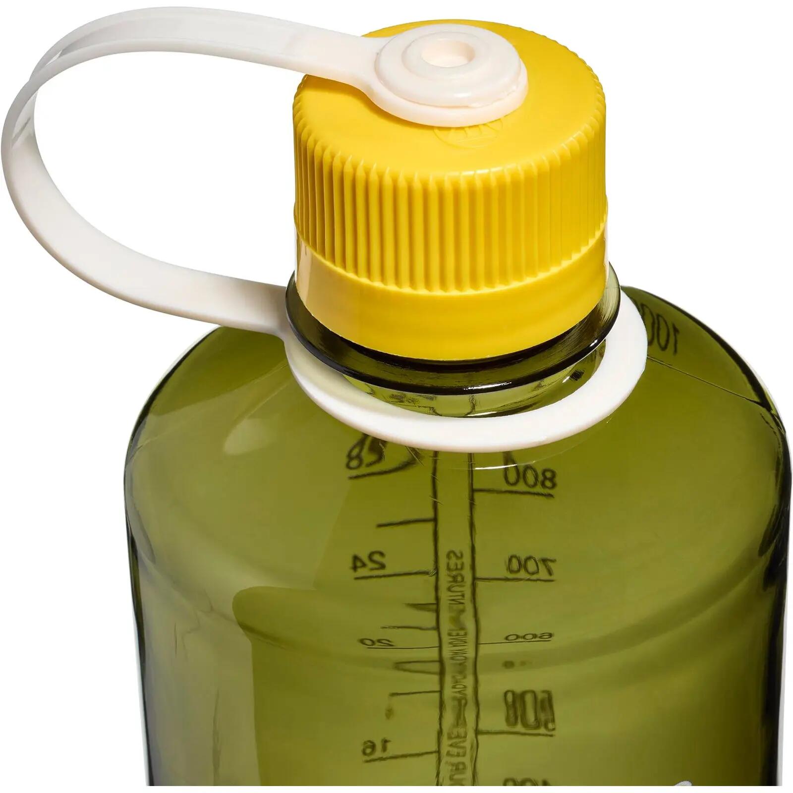 Enghals Sustain Trinkflasche 1 Liter oil green-freesia 3/4
