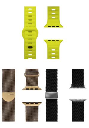 Smartwatch-Armband (3-tlg. Set) Motus-Weave-Milanese