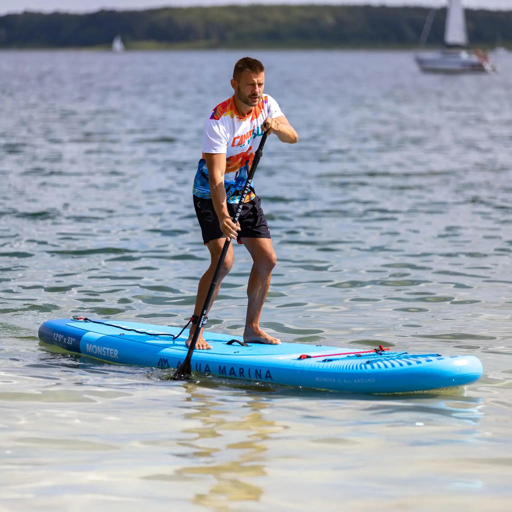 Deska SUP Aqua Marina Monster 12'0" Niebieski +COMBO +BOJKA +BOJKA DMUCHANA 9/11