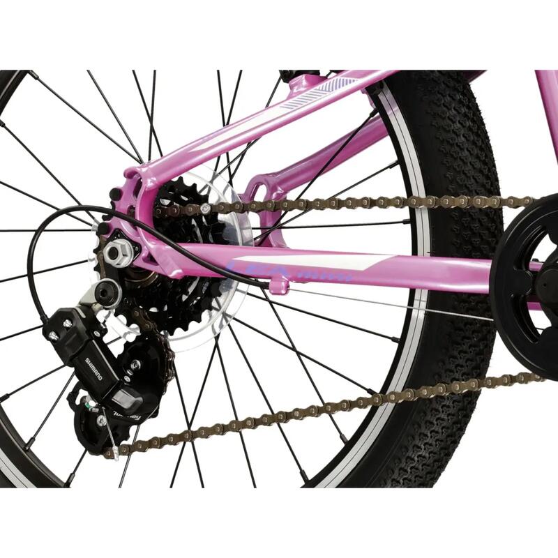 Bicicleta Copii Kross LEA Mini 1.0 20 inch roz Shimano Tourney