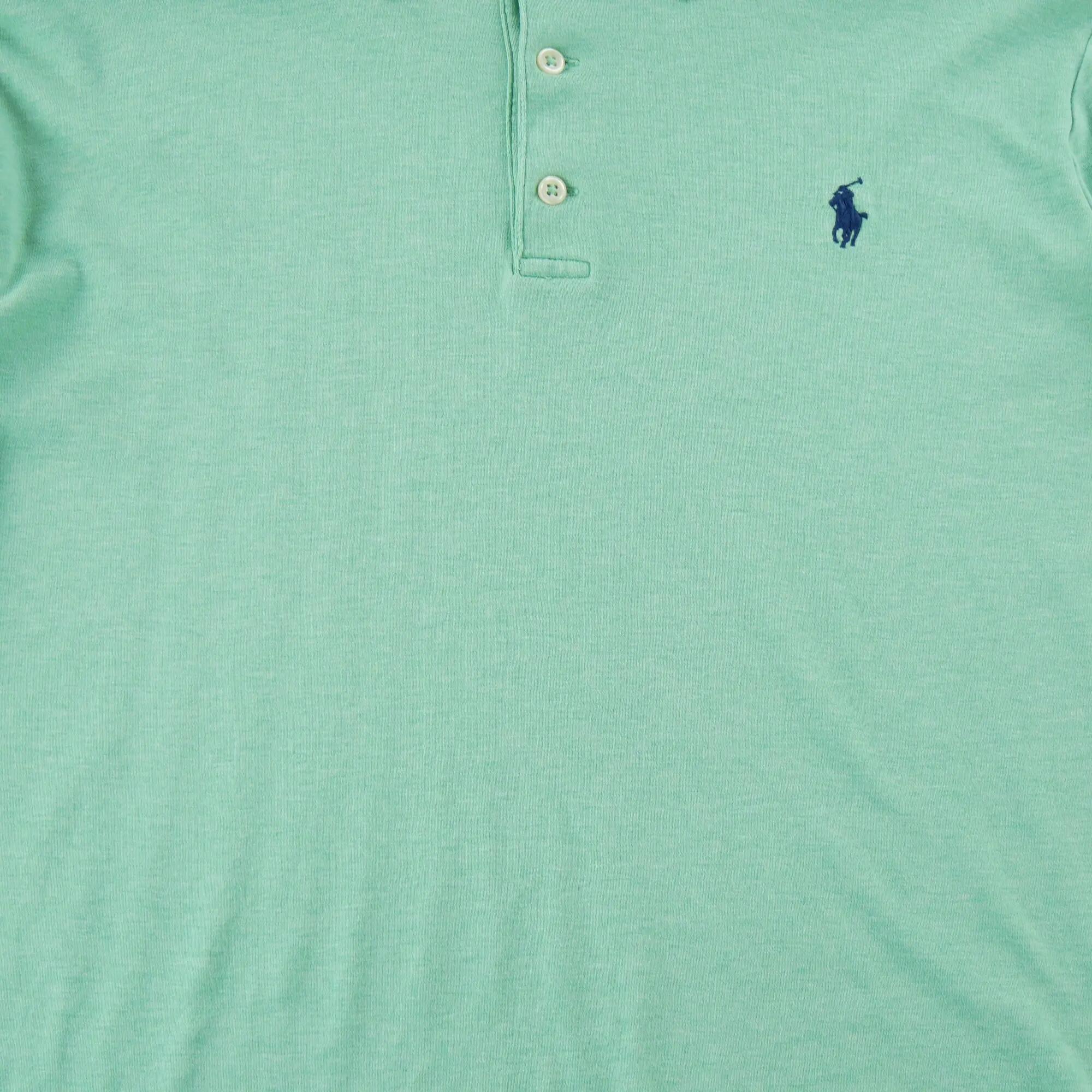 Tweedehands - Polo Ralph Lauren heren polo korte mouwen groen - Als nieuw 4/6