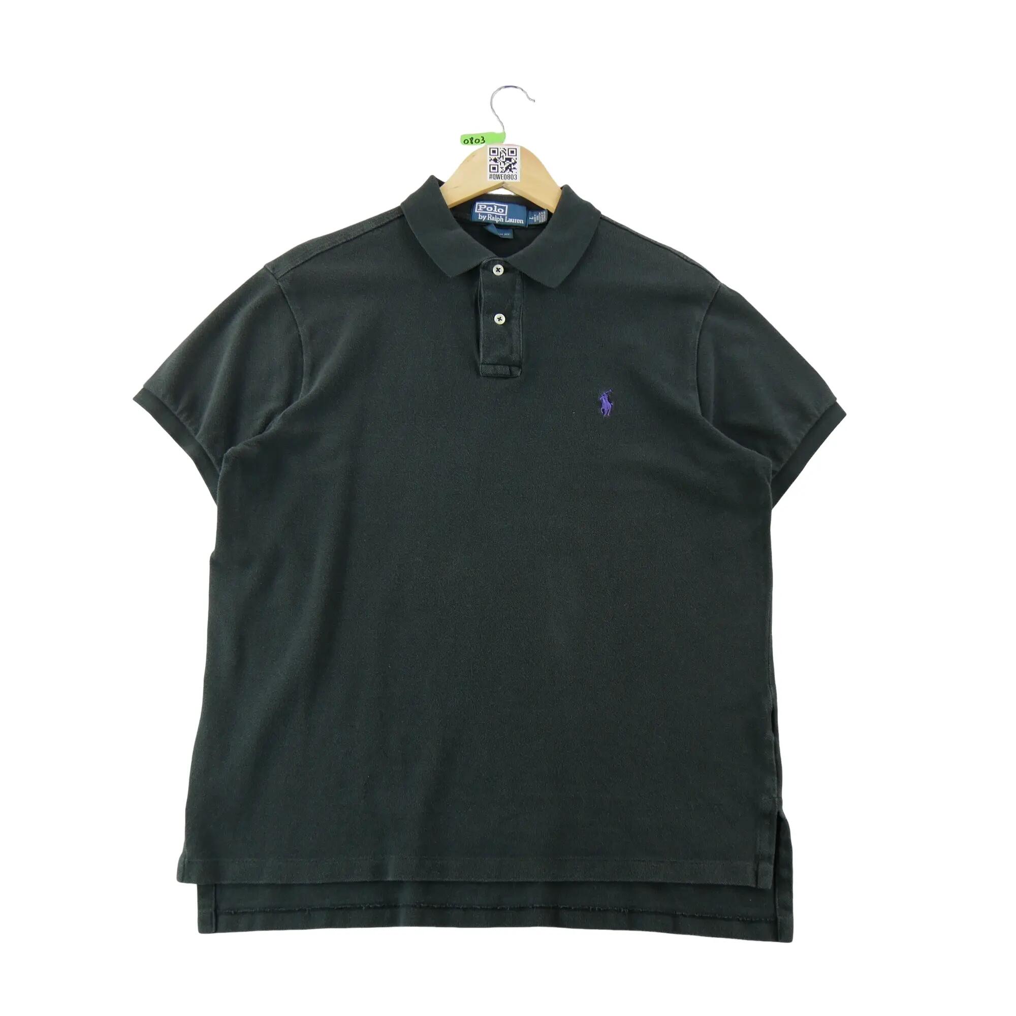 Seconde vie - Polo manches courtes Homme Noir - Très bon état 2/6