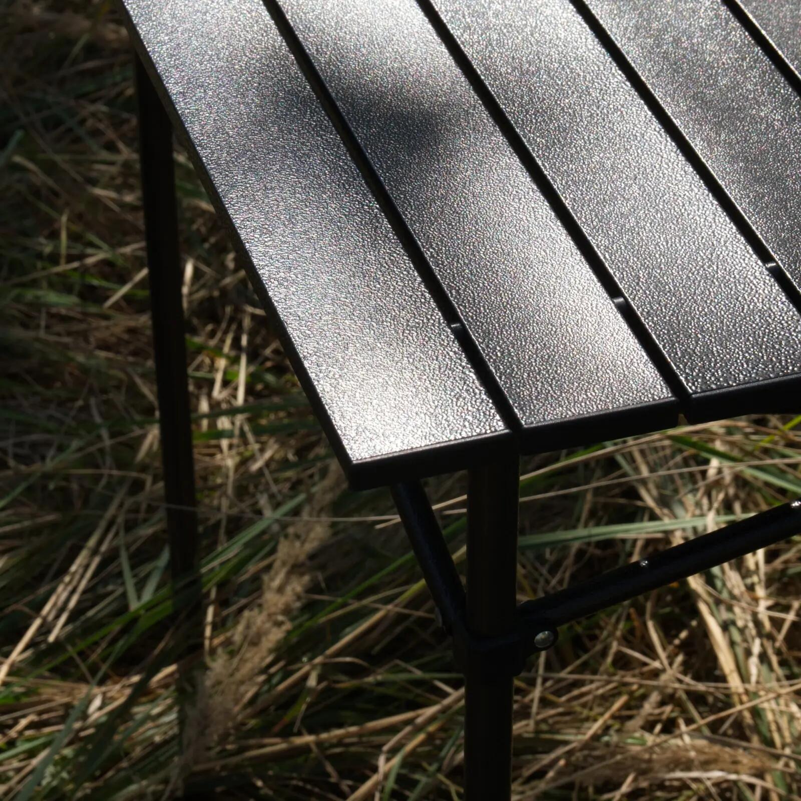 Mesa de camping dobrável Offlander em alumínio, 70 x 70 cm 6/6