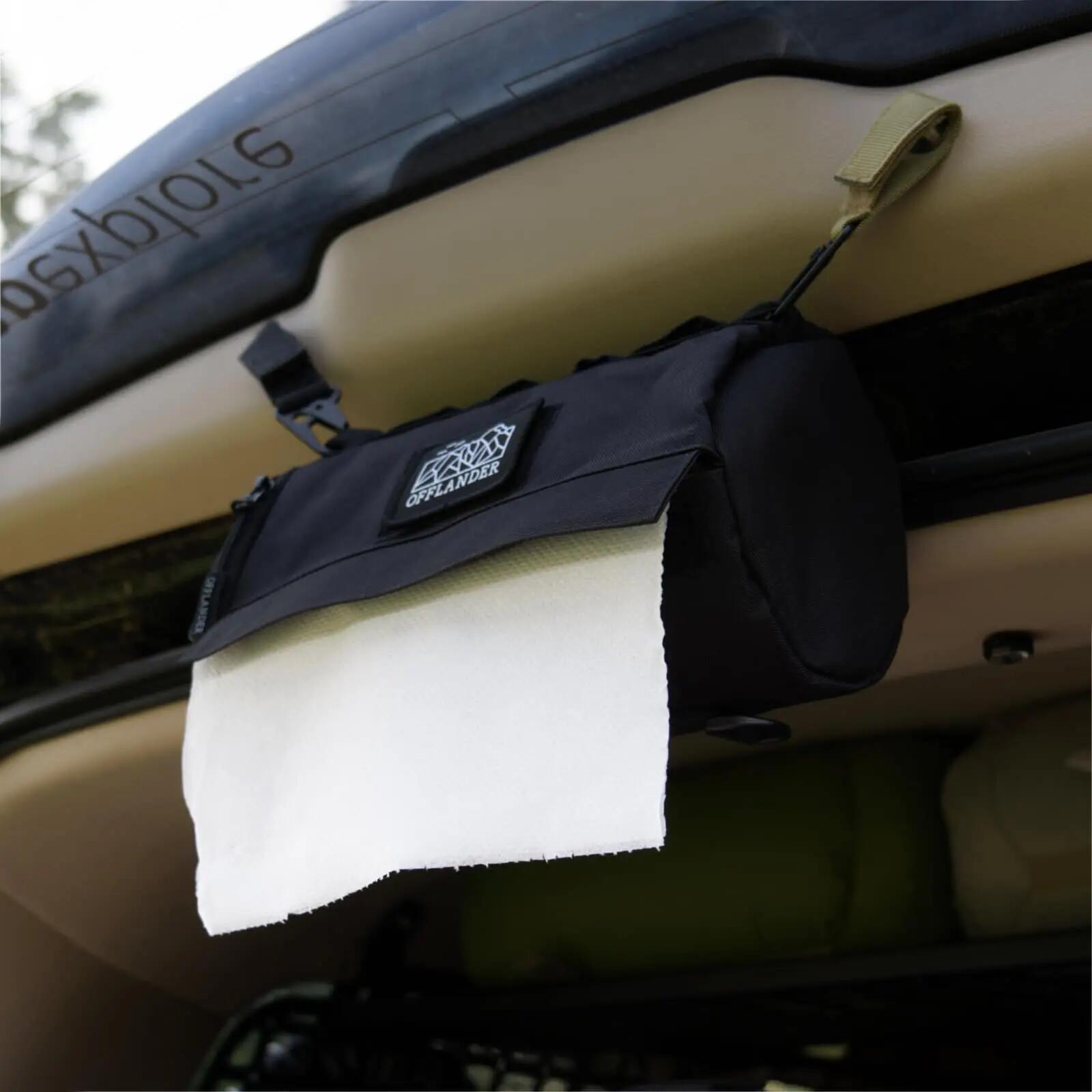 Bolsa OFFLANDER para papel toalha ou papel higiênico, preta 6/6