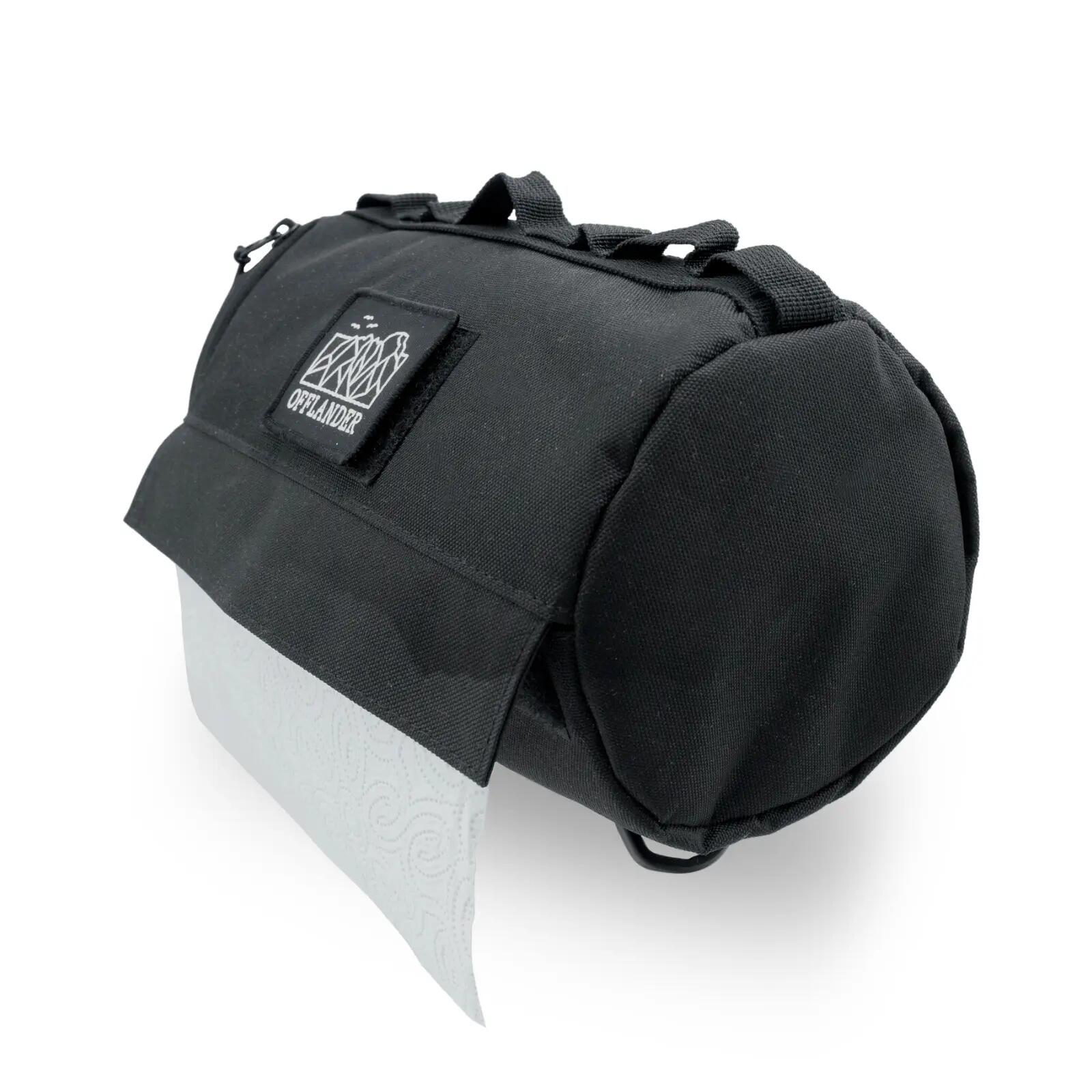 Bolsa OFFLANDER para papel toalha ou papel higiênico, preta 4/6