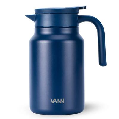 Rvs thermoskan - family jug 1,5 l - blauw