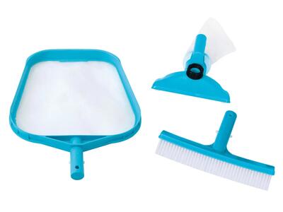 Set schoonmaakaccessoires - gaas, borstel, stofzuiger intex 29056