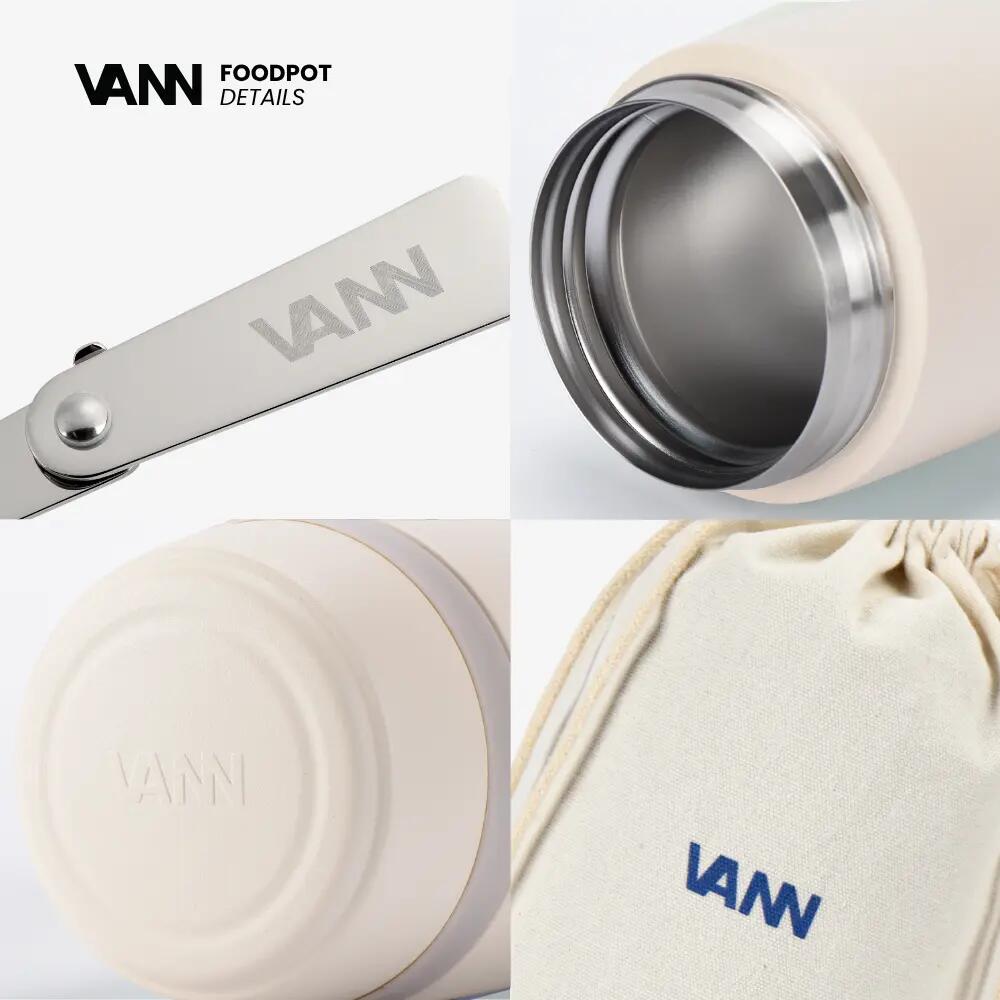 RVS lunchpot - Lunchpot 450 ml - thermos, lekvrij 7/12