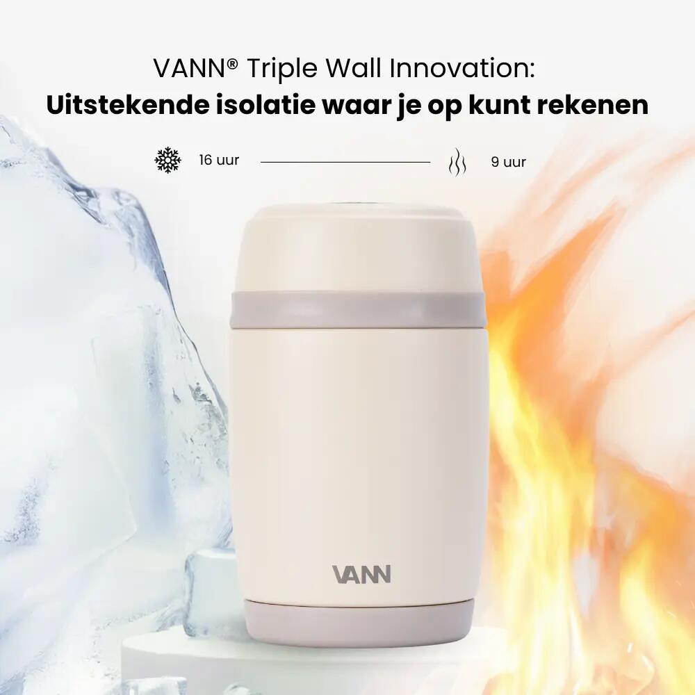 RVS lunchpot - Lunchpot 450 ml - thermos, lekvrij 3/12