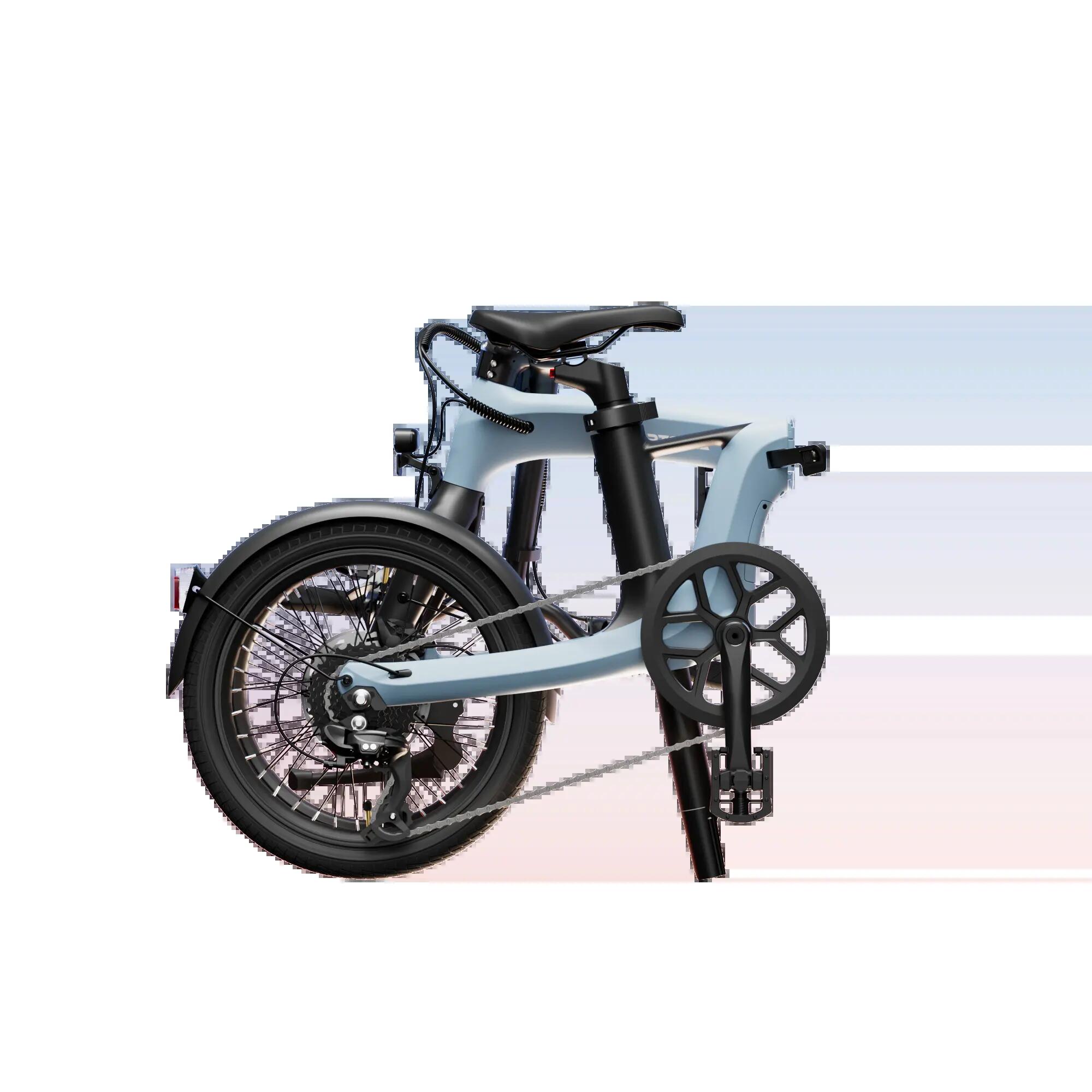 Ultralichte carbon elektrische vouwfiets 3/3