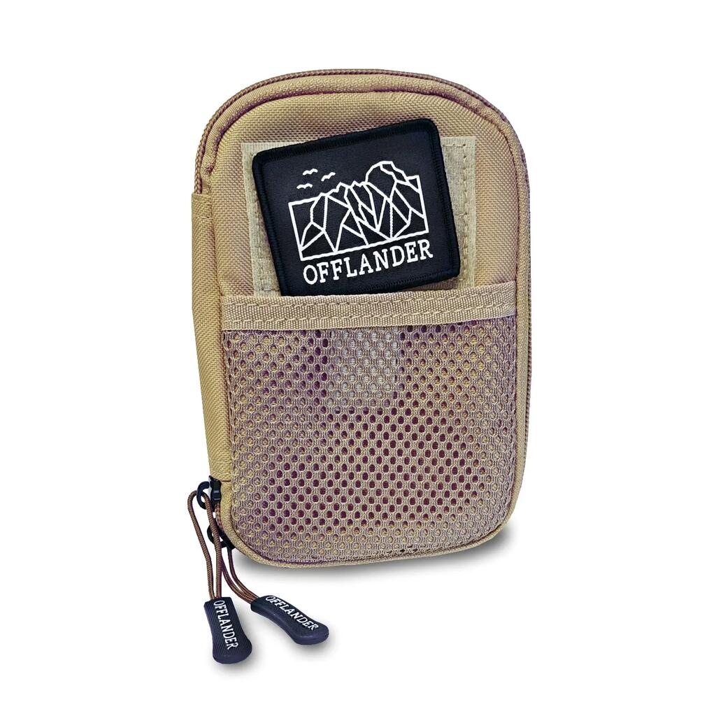 OFFLANDER MOLLE TACTICAL POUCH WITH VELCRO FOR DOCUMENTS KHAKI