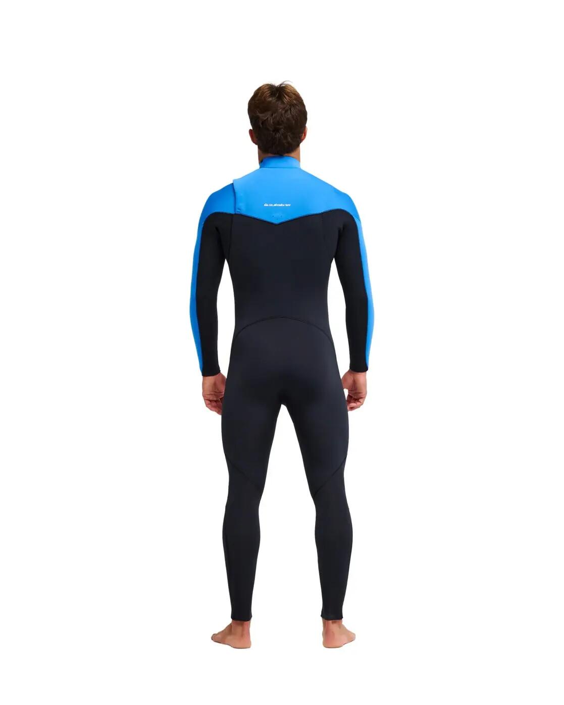 Combinaison de surf zip poitrine EVERYDAY SESSIONS 4/3MM Bleu Homme 2/4
