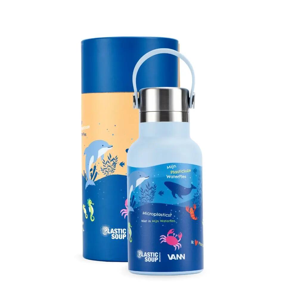 RVS kinderdrinkfles met rietje - Kids Bottle 400 ml 2/8