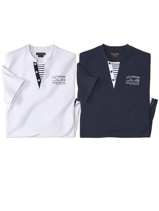 Le Lot de 2 Tee-Shirts Palm Club