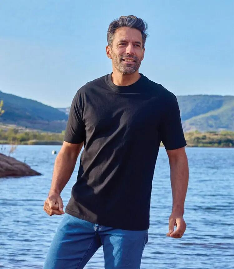 Lot de 4 Tee-Shirts manches courtes col rond 2/4