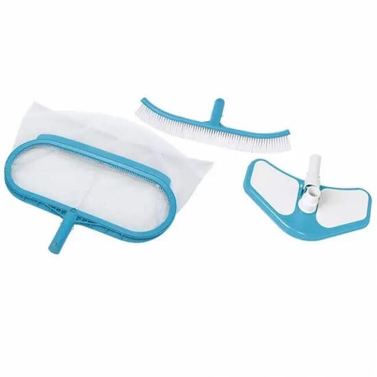 Set schoonmaakaccessoires - gaas, borstel, stofzuiger INTEX 29057