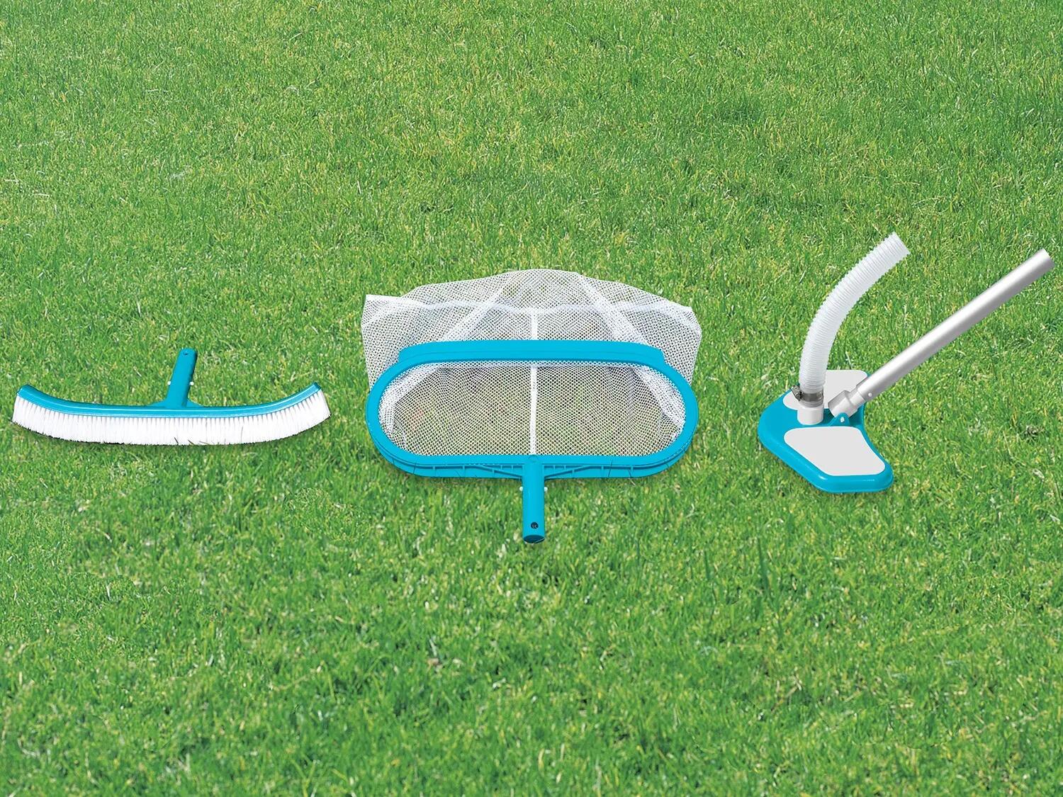 Set schoonmaakaccessoires - gaas, borstel, stofzuiger INTEX 29057 2/2