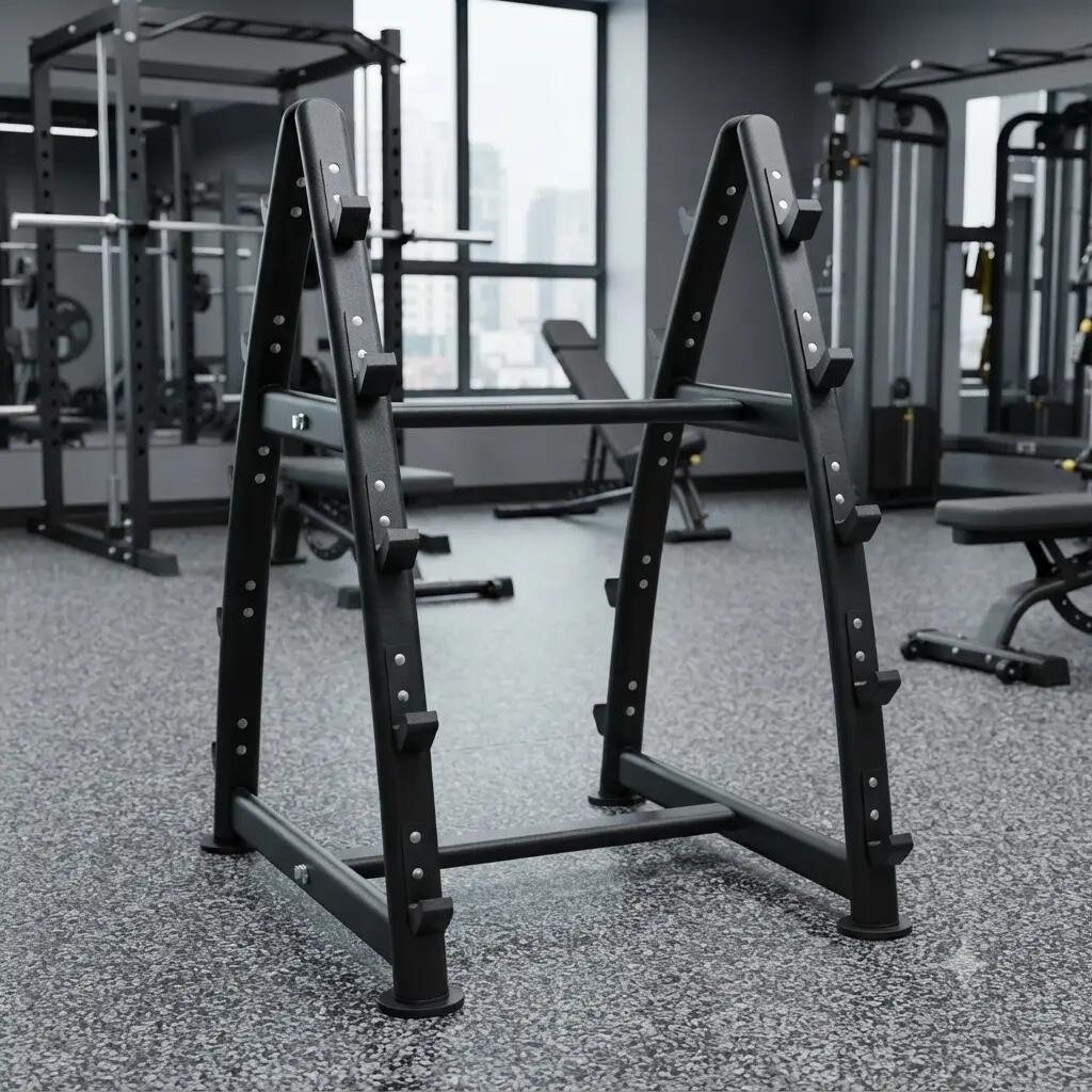 Soporte 10 Barras Montadas o Z Alta Carga Fitness Gimnasio Negro 3/3
