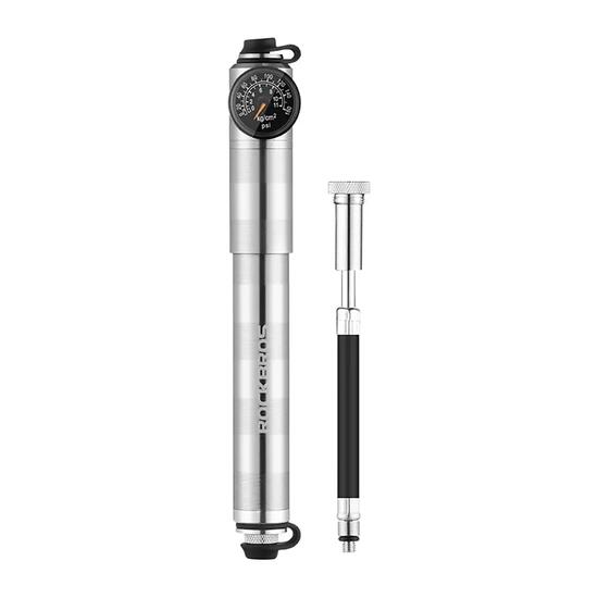 Handmatige fietspomp met manometer