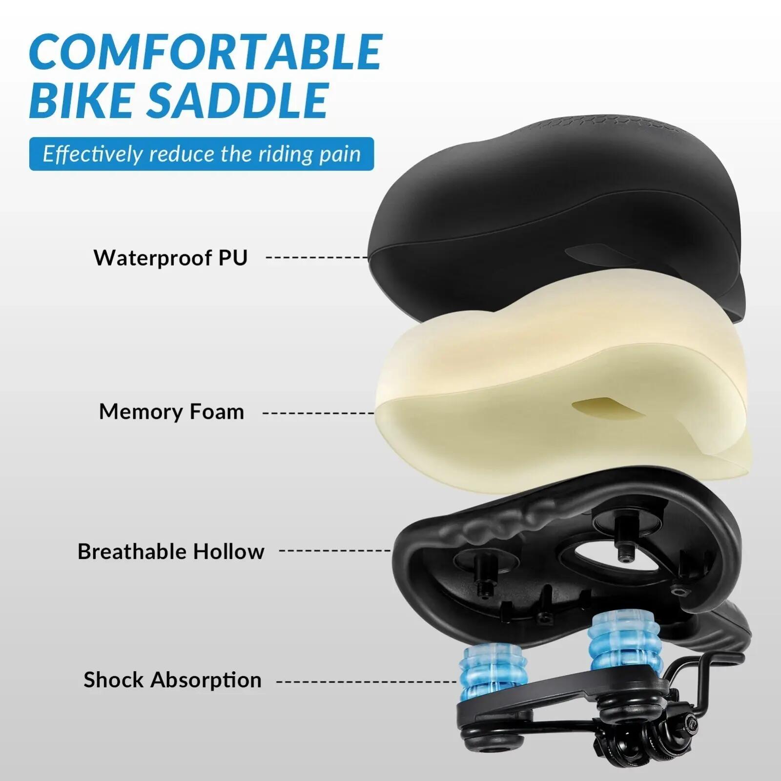 ROCKBROS Fahrradsattel 6cm Memory Foam 5/7