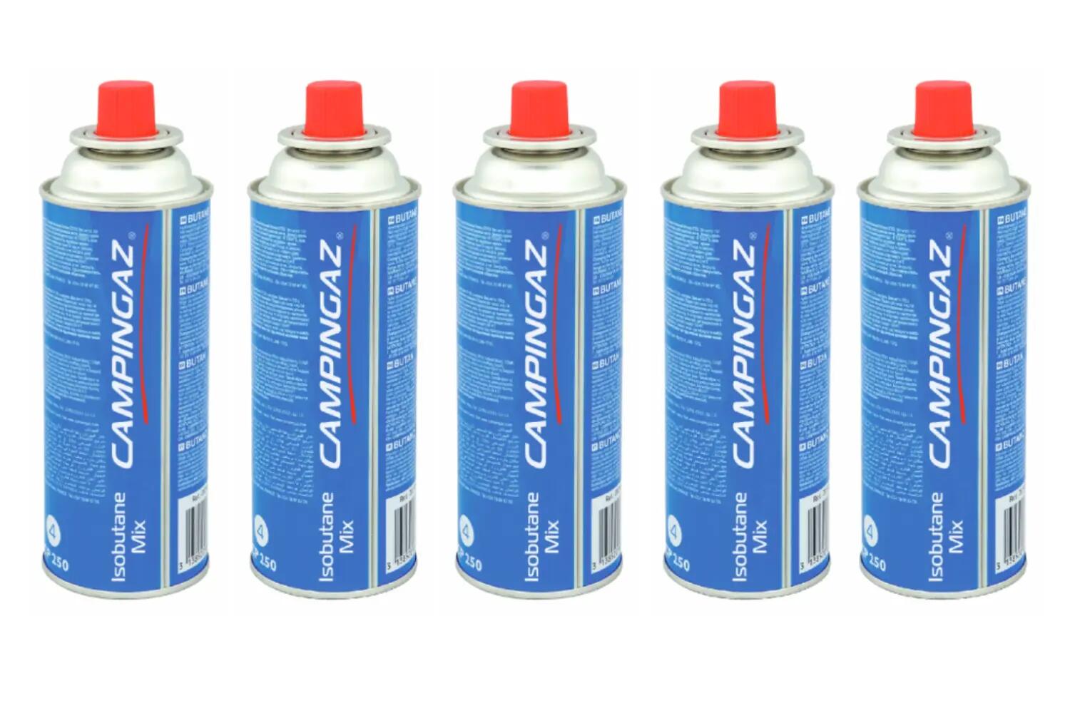 Set 5 cartuse gaz cu valva Campingaz CP250