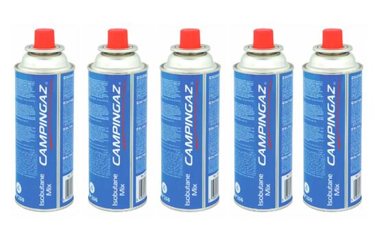 Zestaw 5 kartuszy gazowych z zaworem Campingaz CP250