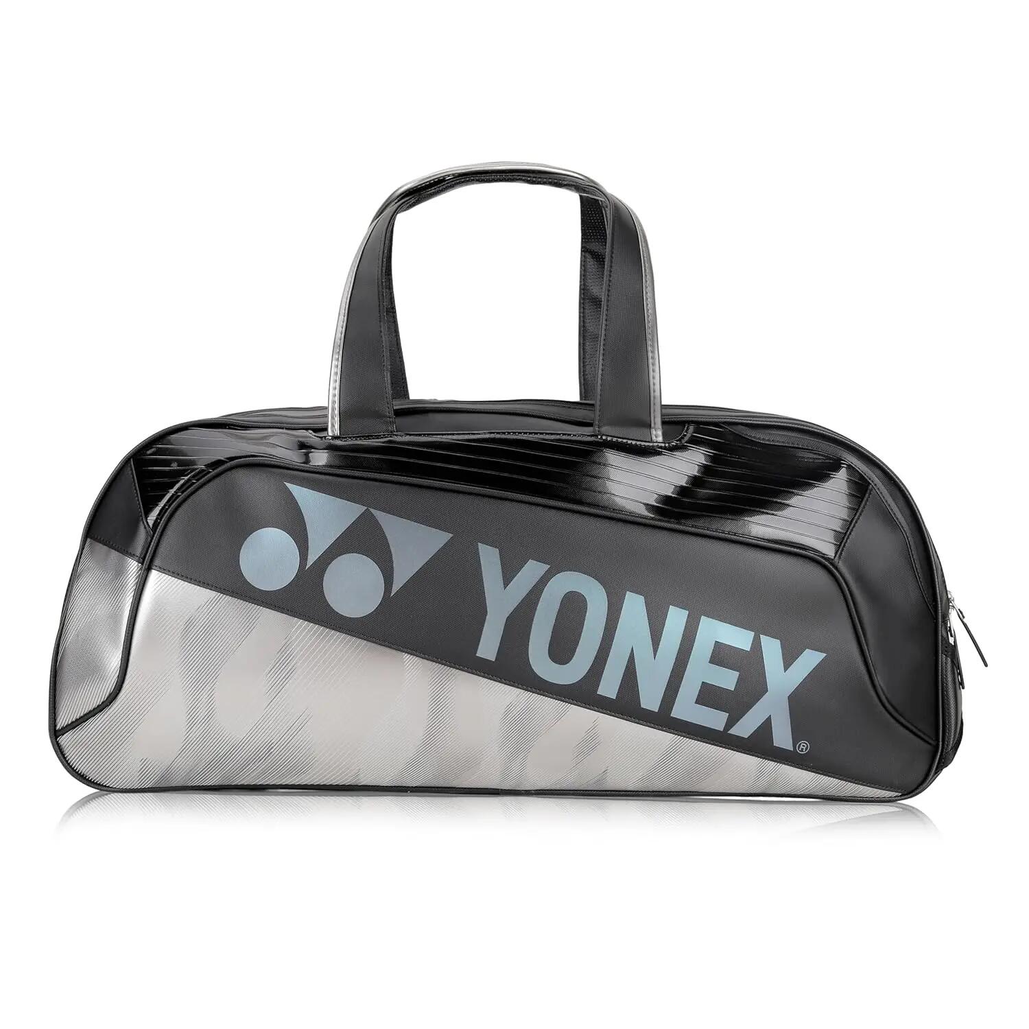 Yonex Tournament Kitbag BA02631WEX | Expert Tournament Bag for Badminton Tennis Squash | Black -  4