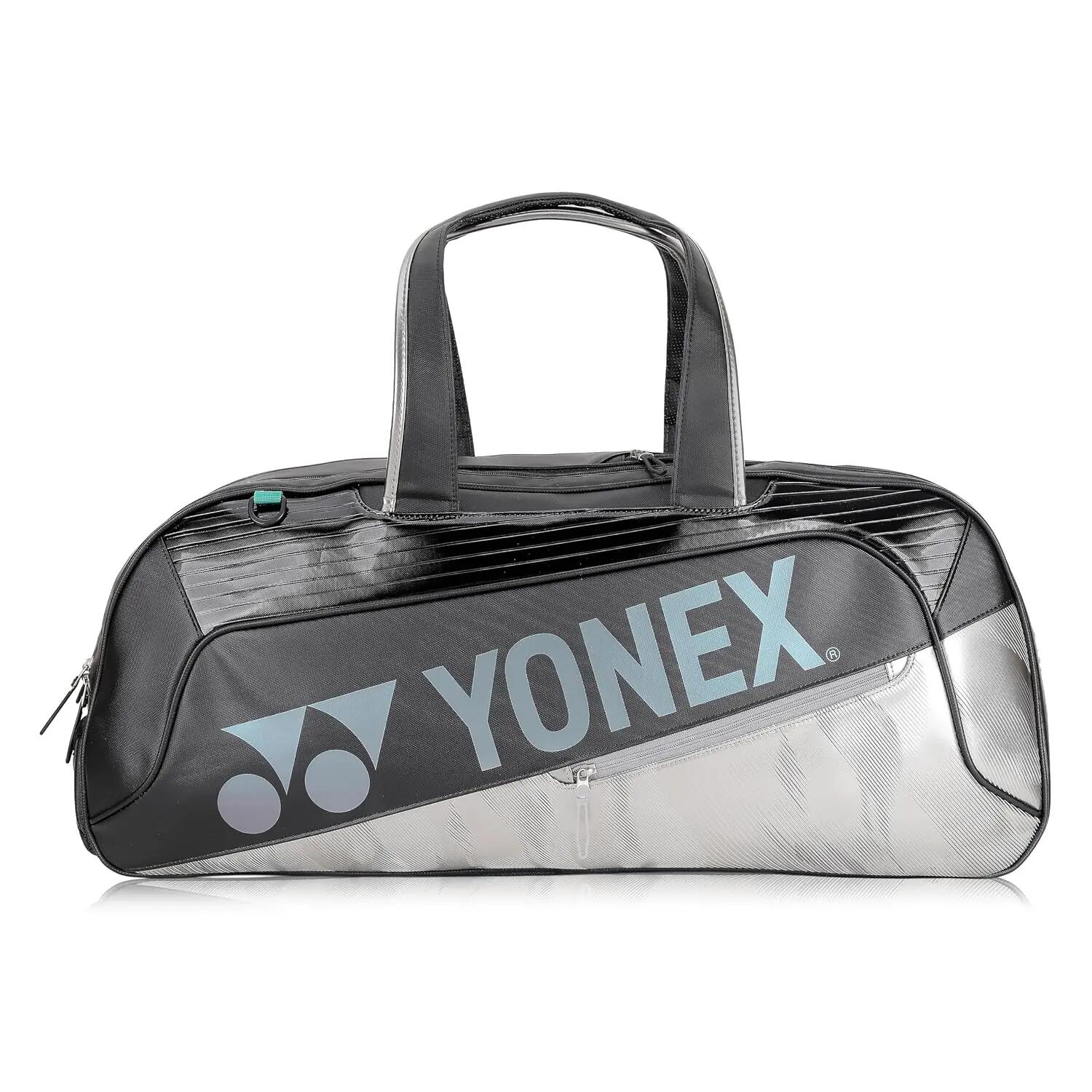 Yonex Tournament Kitbag BA02631WEX | Expert Tournament Bag for Badminton Tennis Squash | Black -  2