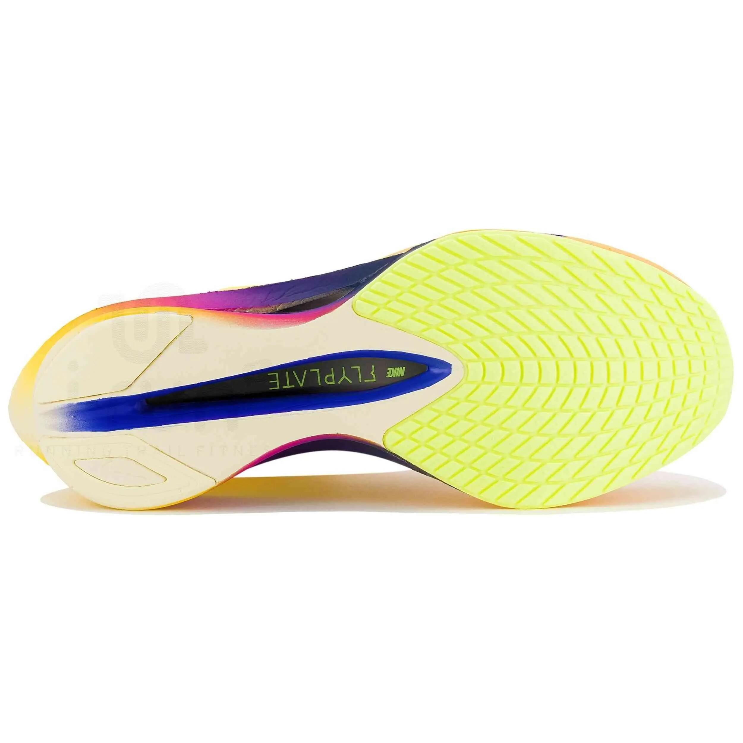 Chaussures de course Nike modèle Zoomx Vaporfly Next 4% "Citron Pulse pour homme 3/4