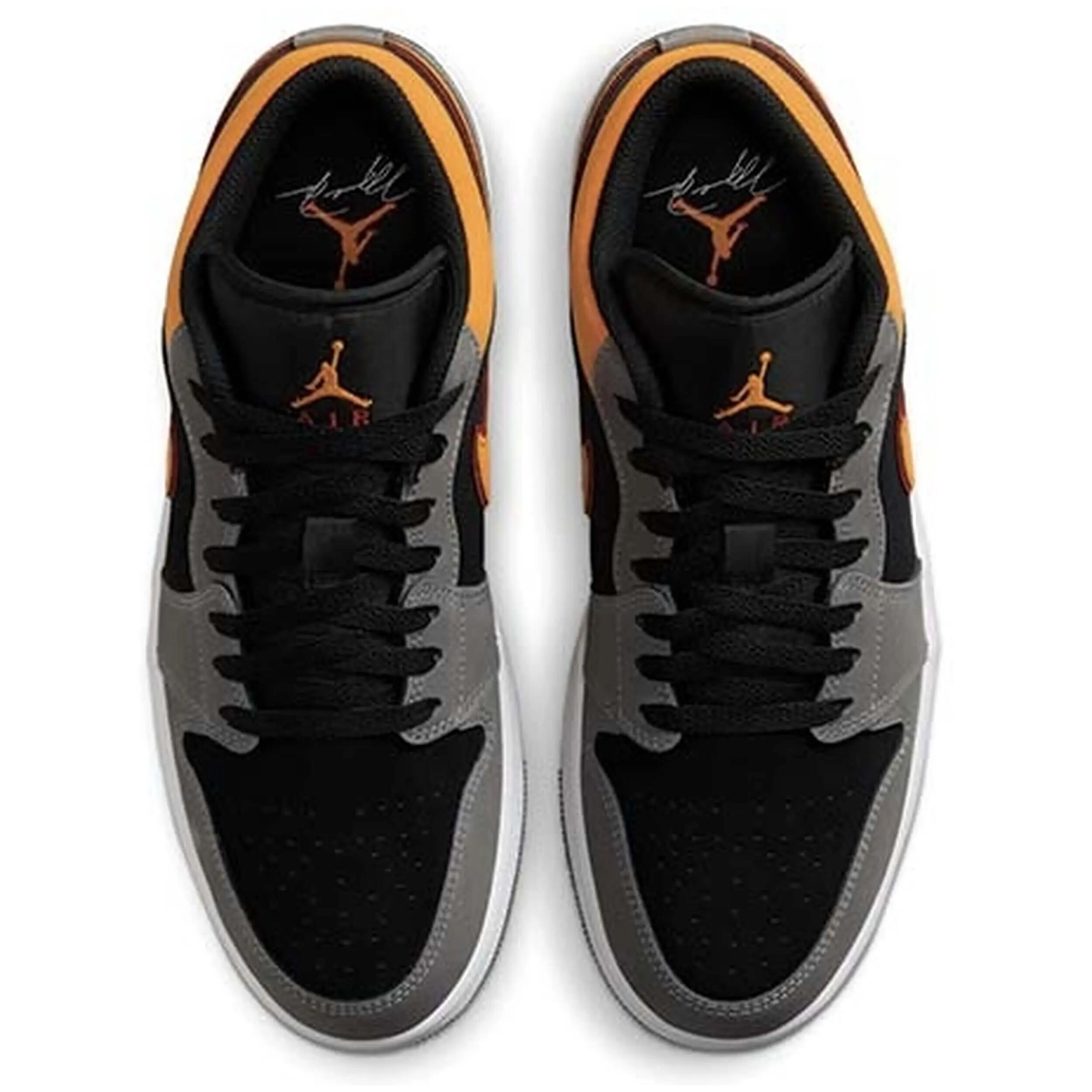 Zapatillas - Hombre - Air Jordan 1 Low - Negro/Naranja 4/5