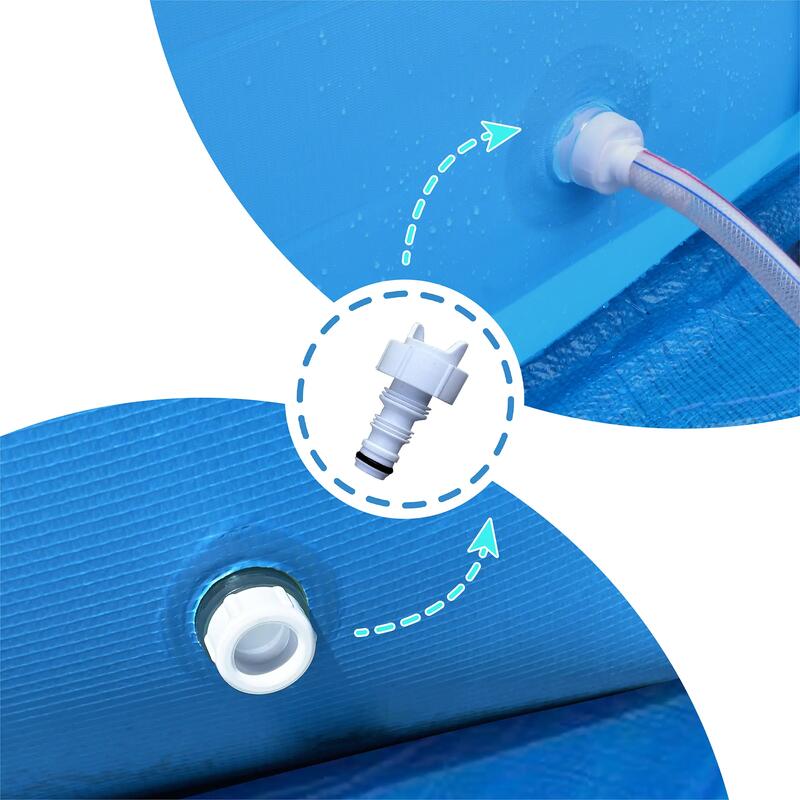 Piscina OEM 17798EU, 4383 l, cadru metalic (Albastru)