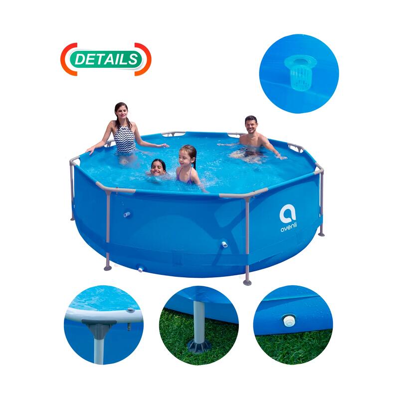 Piscina OEM 17798EU, 4383 l, cadru metalic (Albastru)
