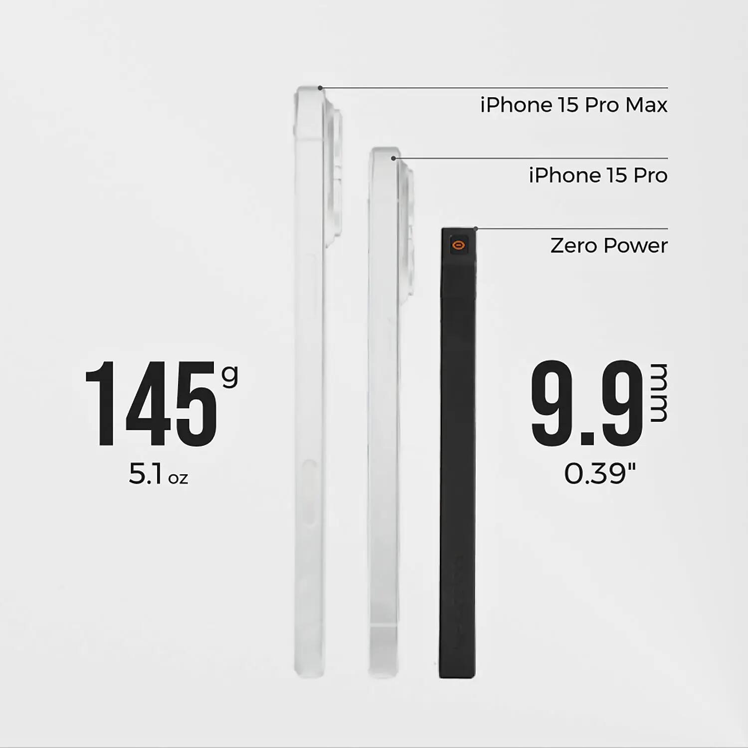 Powerbanka ZERO Power 10000 mAh - kovaný karbon, 145 g 9/13