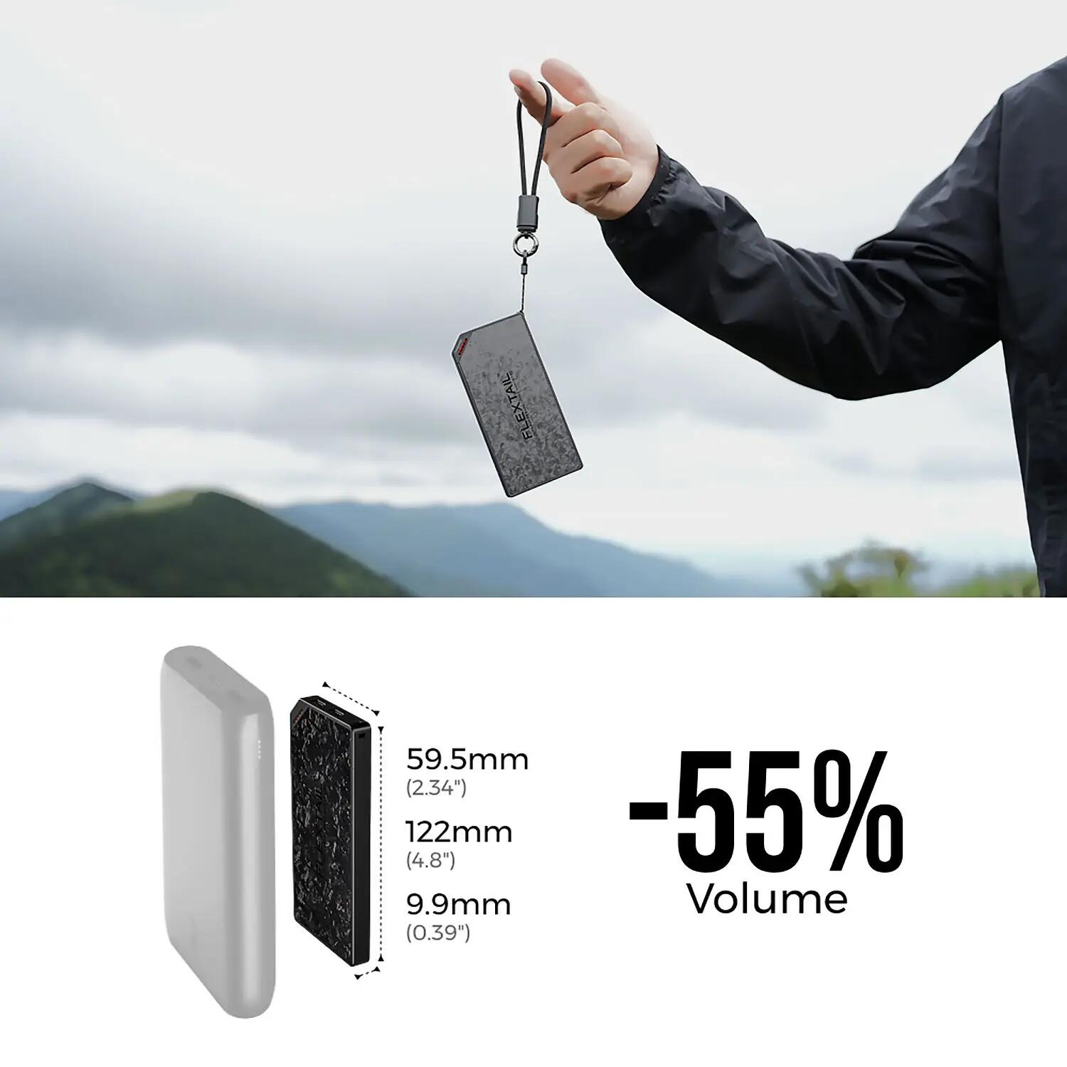 Powerbanka ZERO Power 10000 mAh - kovaný karbon, 145 g 8/13