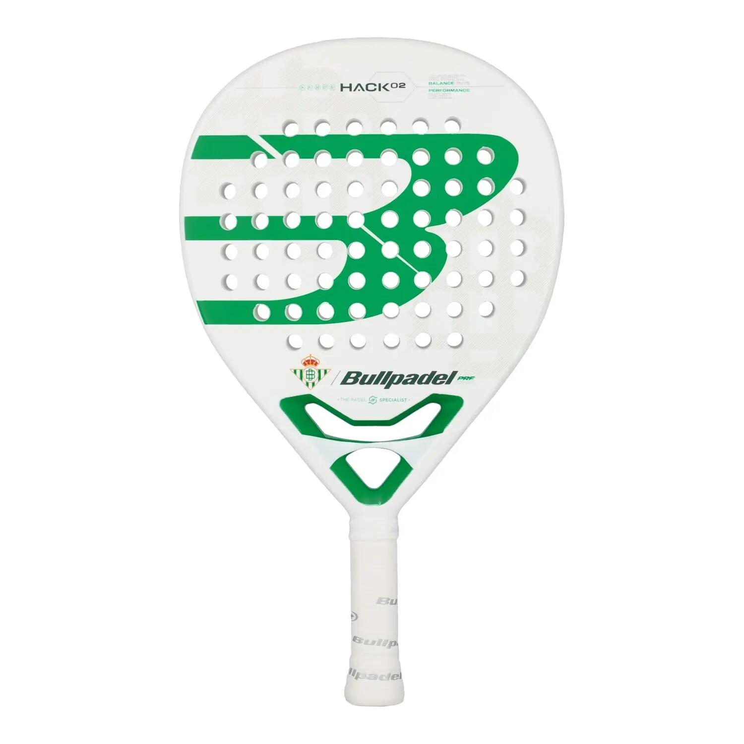 Racchetta da padel Bullpadel Hack 02 Betis 2026 Racchetta da padel Unisex Potenza