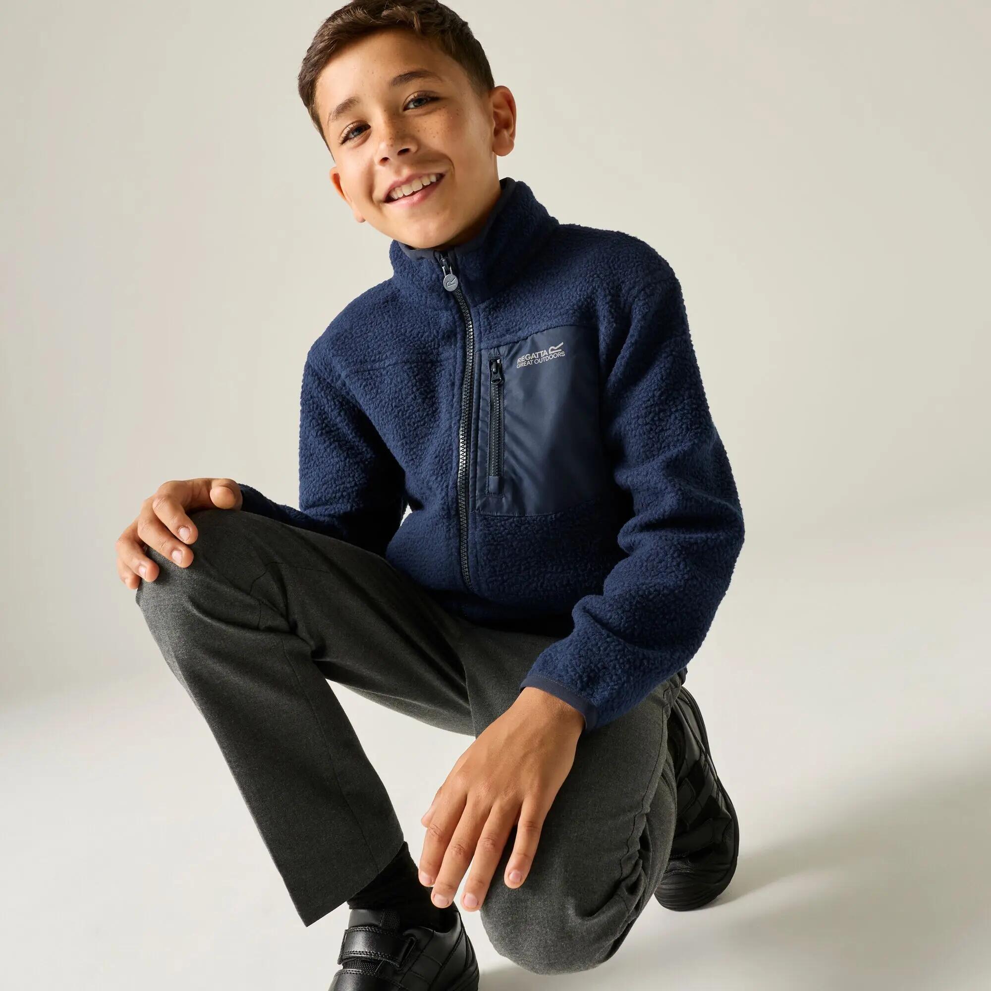 Veste polaire chaude zippée intégrale Frankie pour enfants 9/11