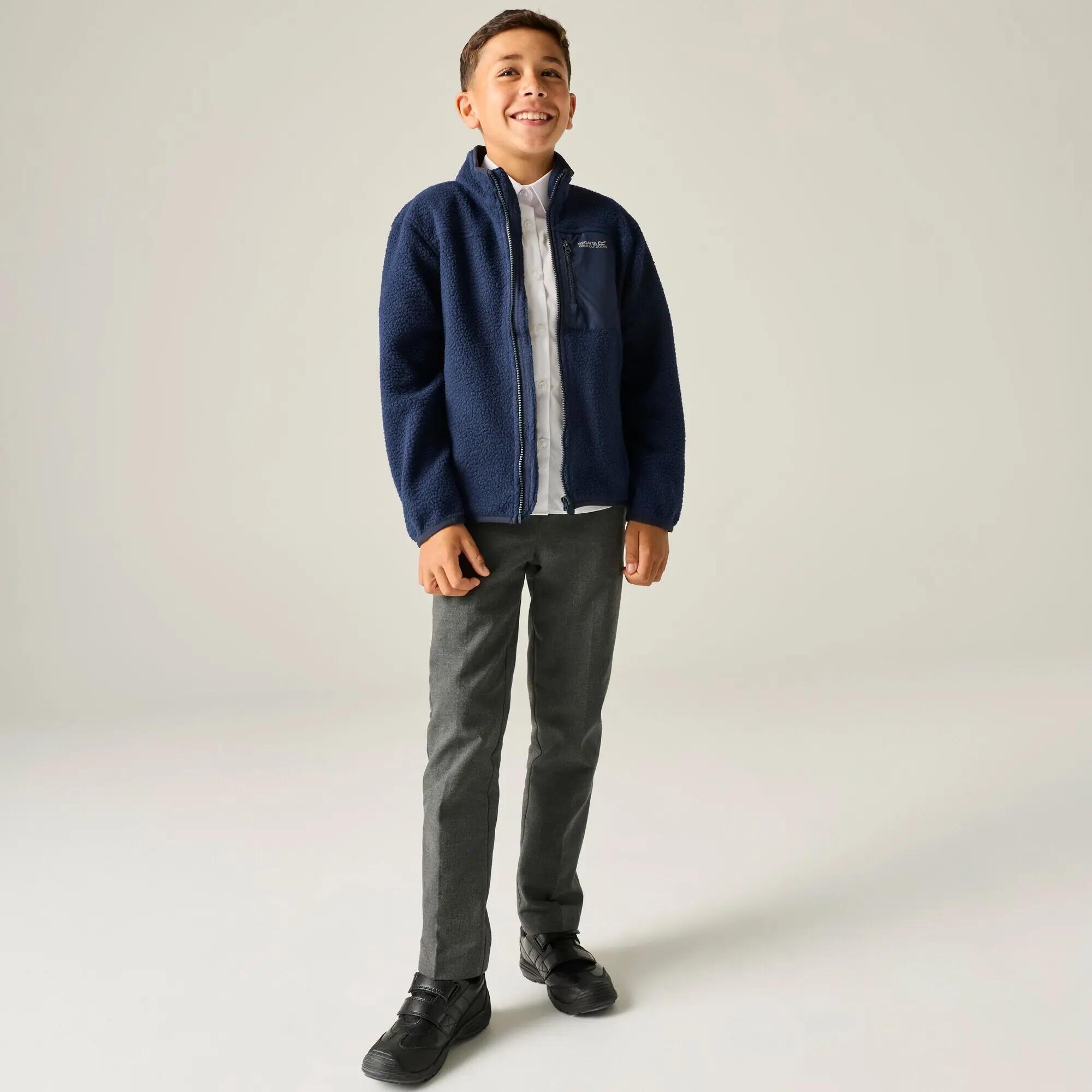 Veste polaire chaude zippée intégrale Frankie pour enfants 7/11