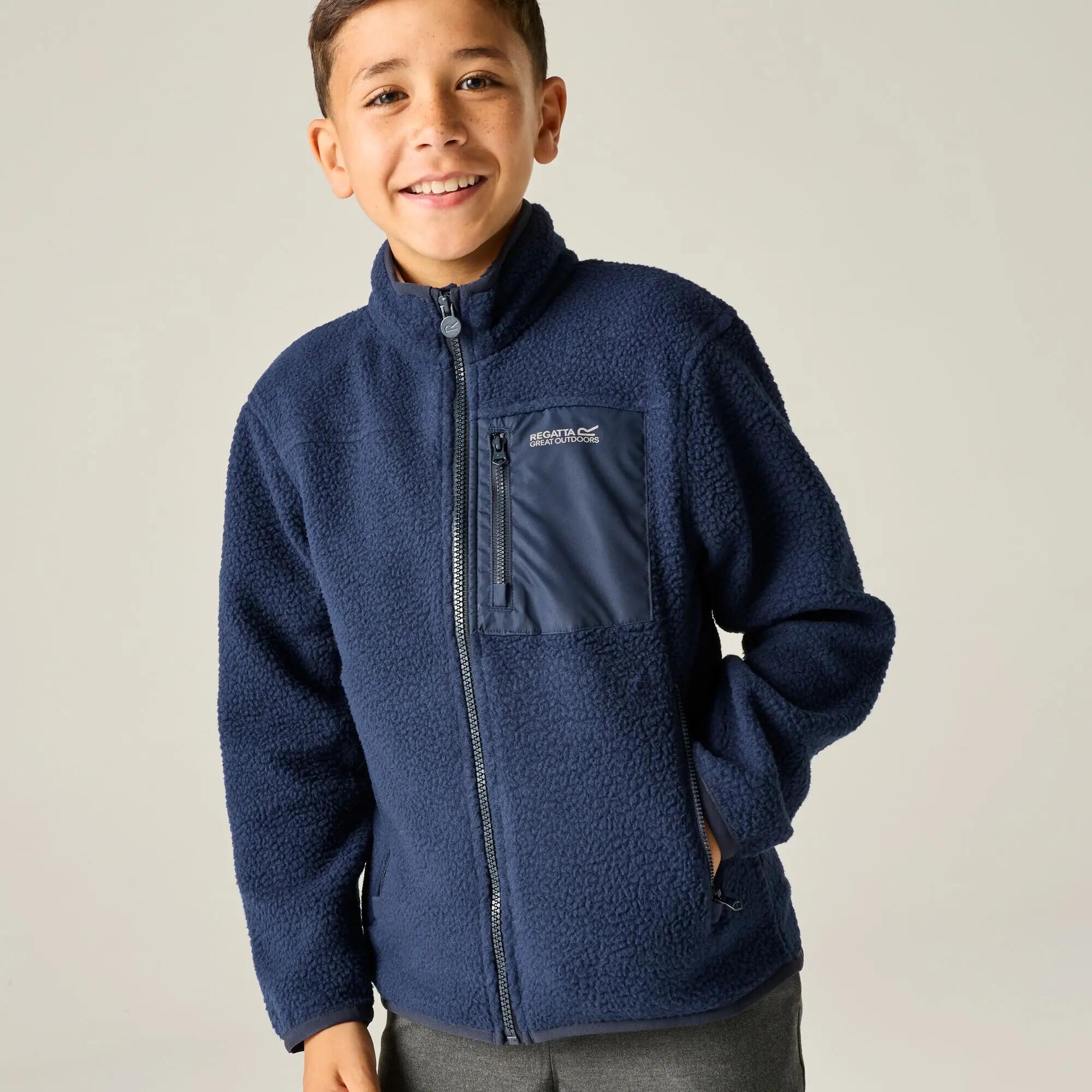 Veste polaire chaude zippée intégrale Frankie pour enfants 6/11