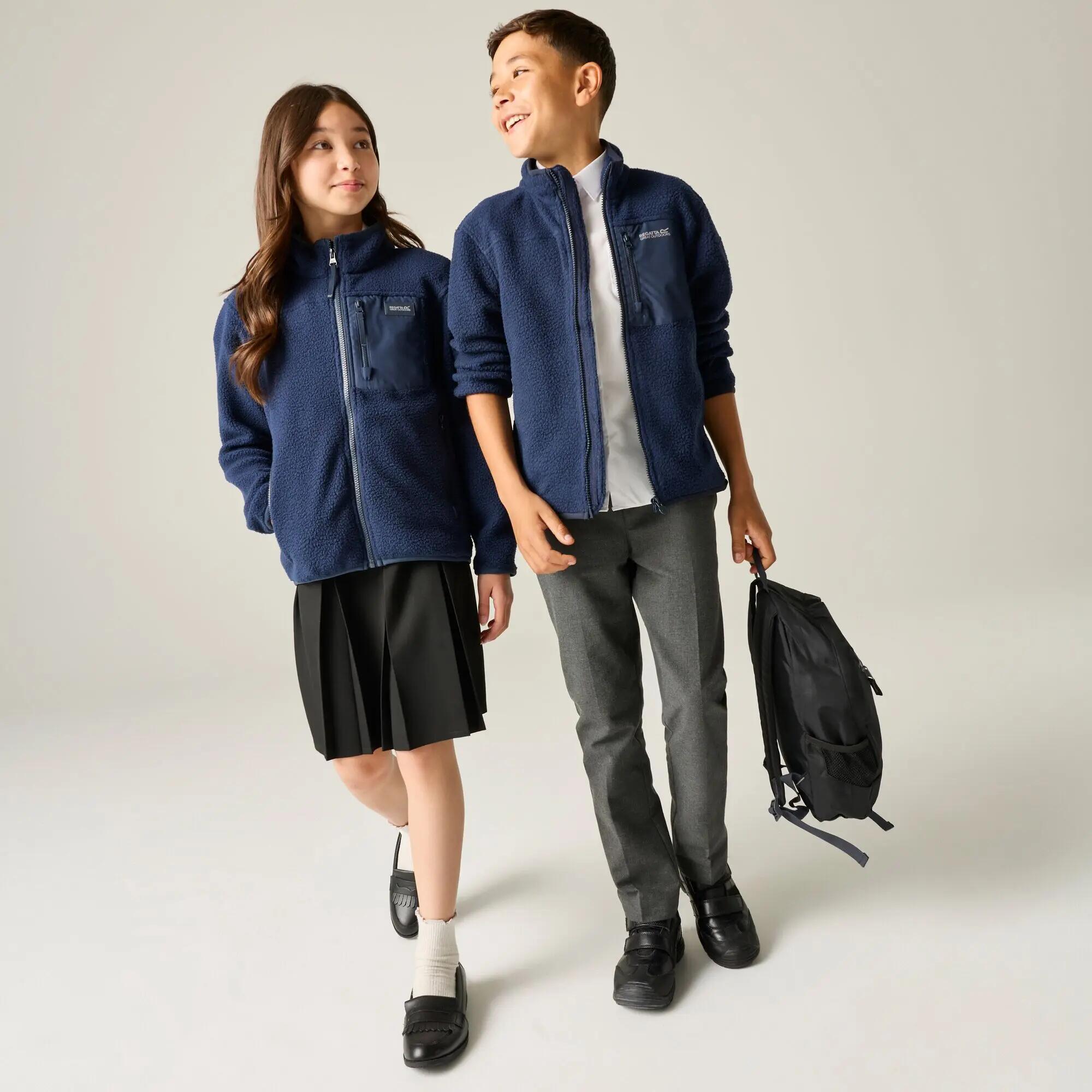 Veste polaire chaude zippée intégrale Frankie pour enfants 4/11
