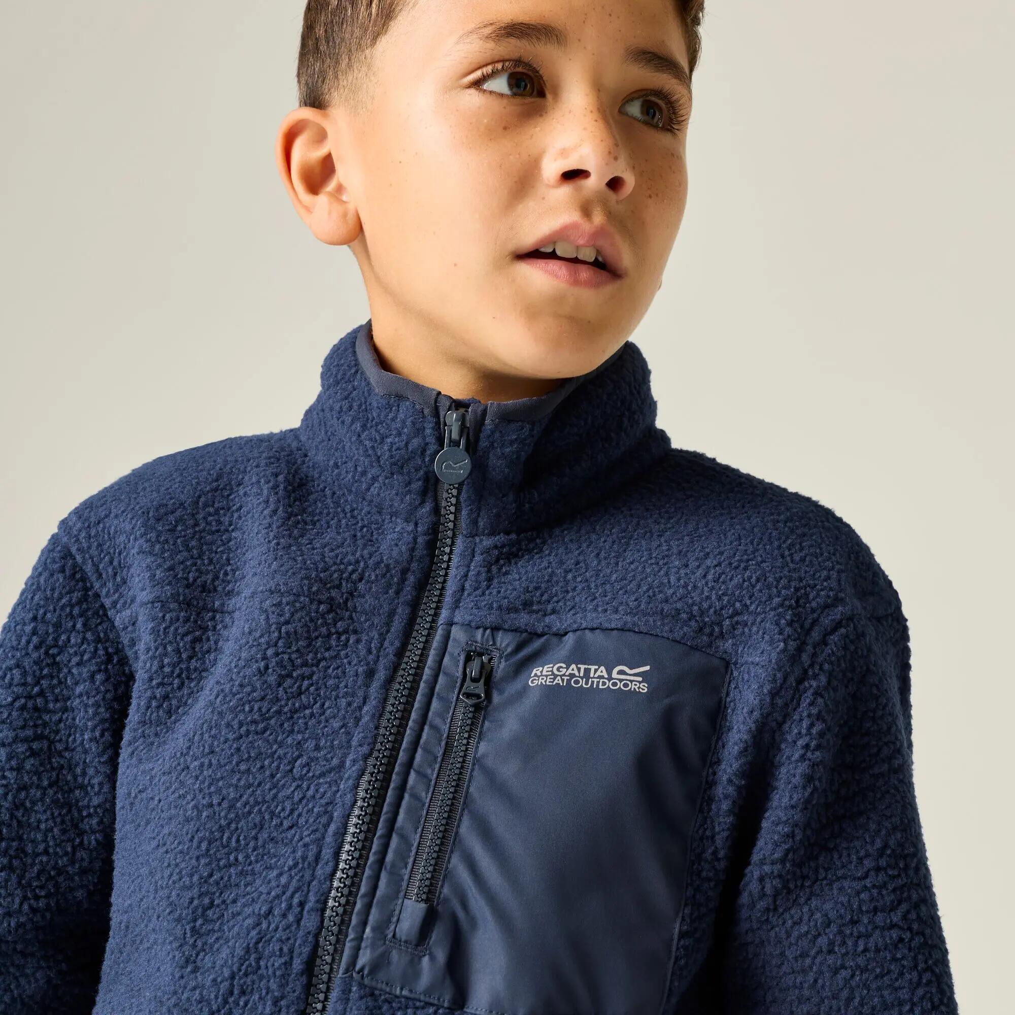 Veste polaire chaude zippée intégrale Frankie pour enfants 10/11