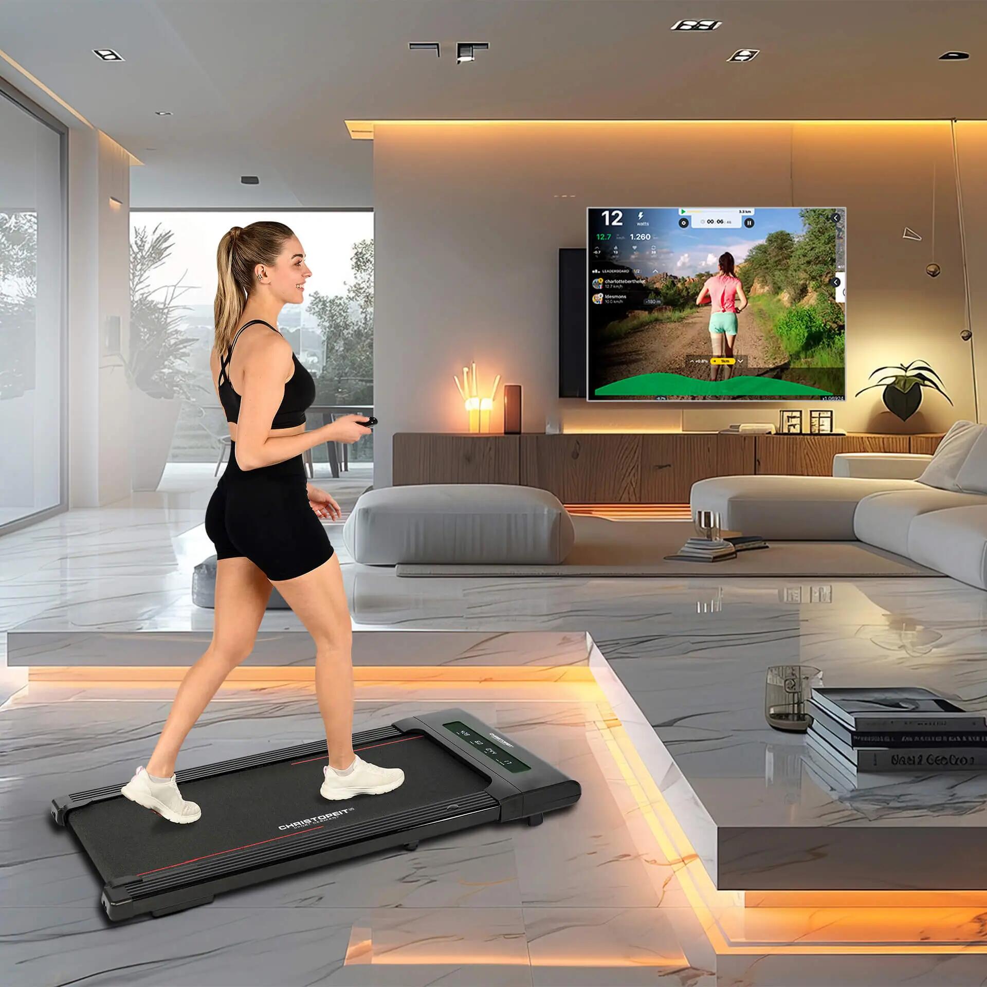 Looppad met helling - tot 6 km/u - LED - Bluetooth - Afstandsbediening - 4.1 2/11