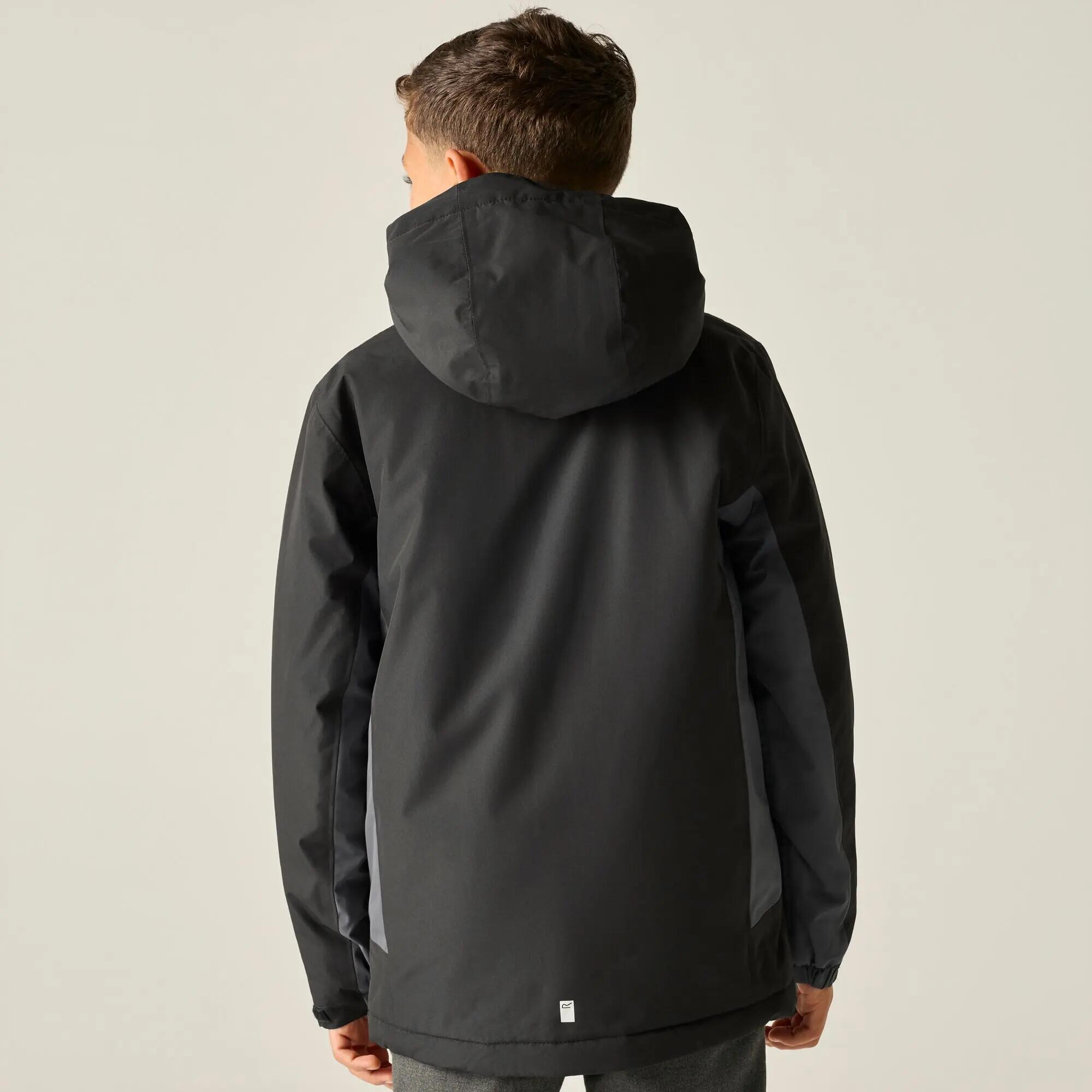 Veste Hurdle pour enfants, à capuche, imperméable, respirante et isolée 7/12