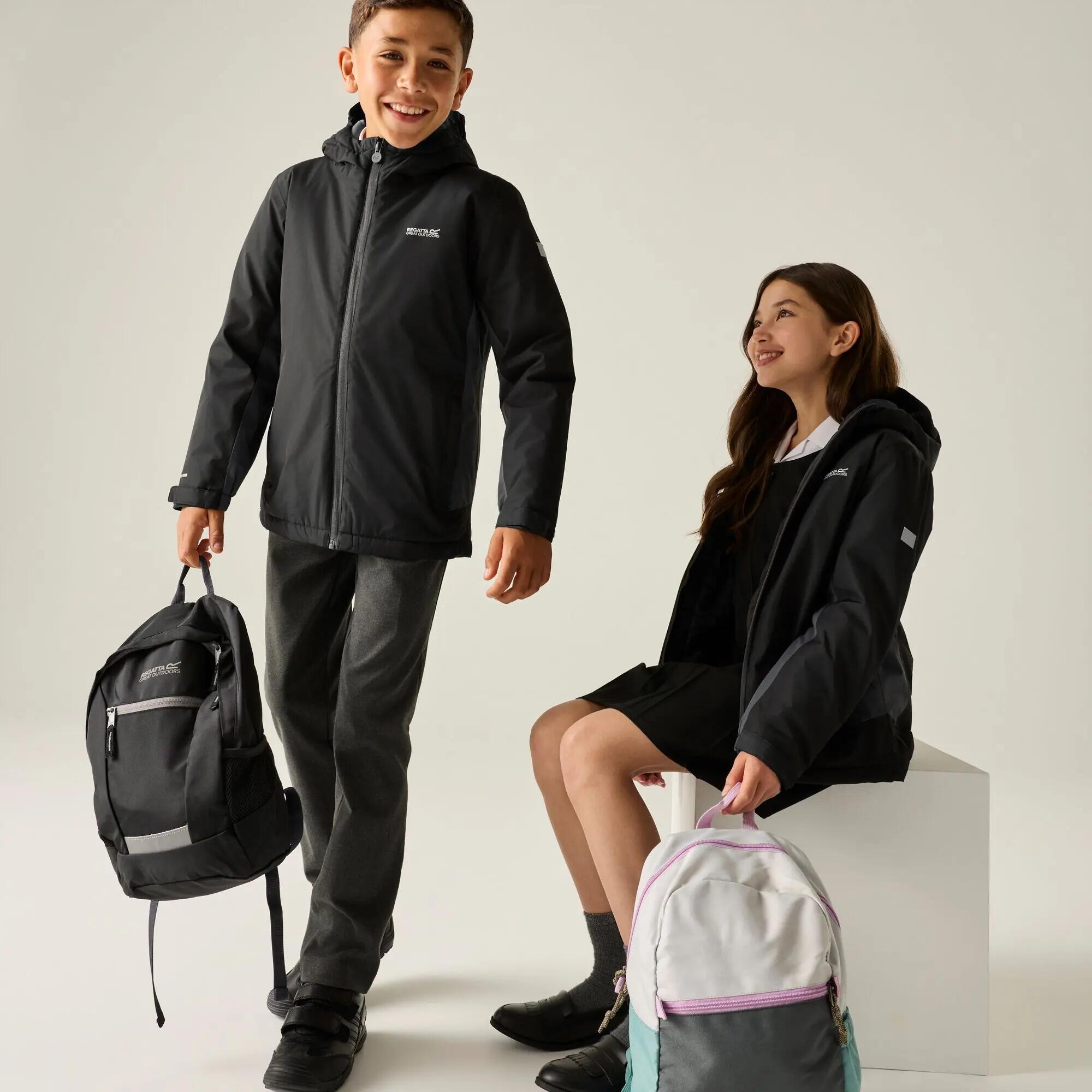 Veste Hurdle pour enfants, à capuche, imperméable, respirante et isolée 4/12
