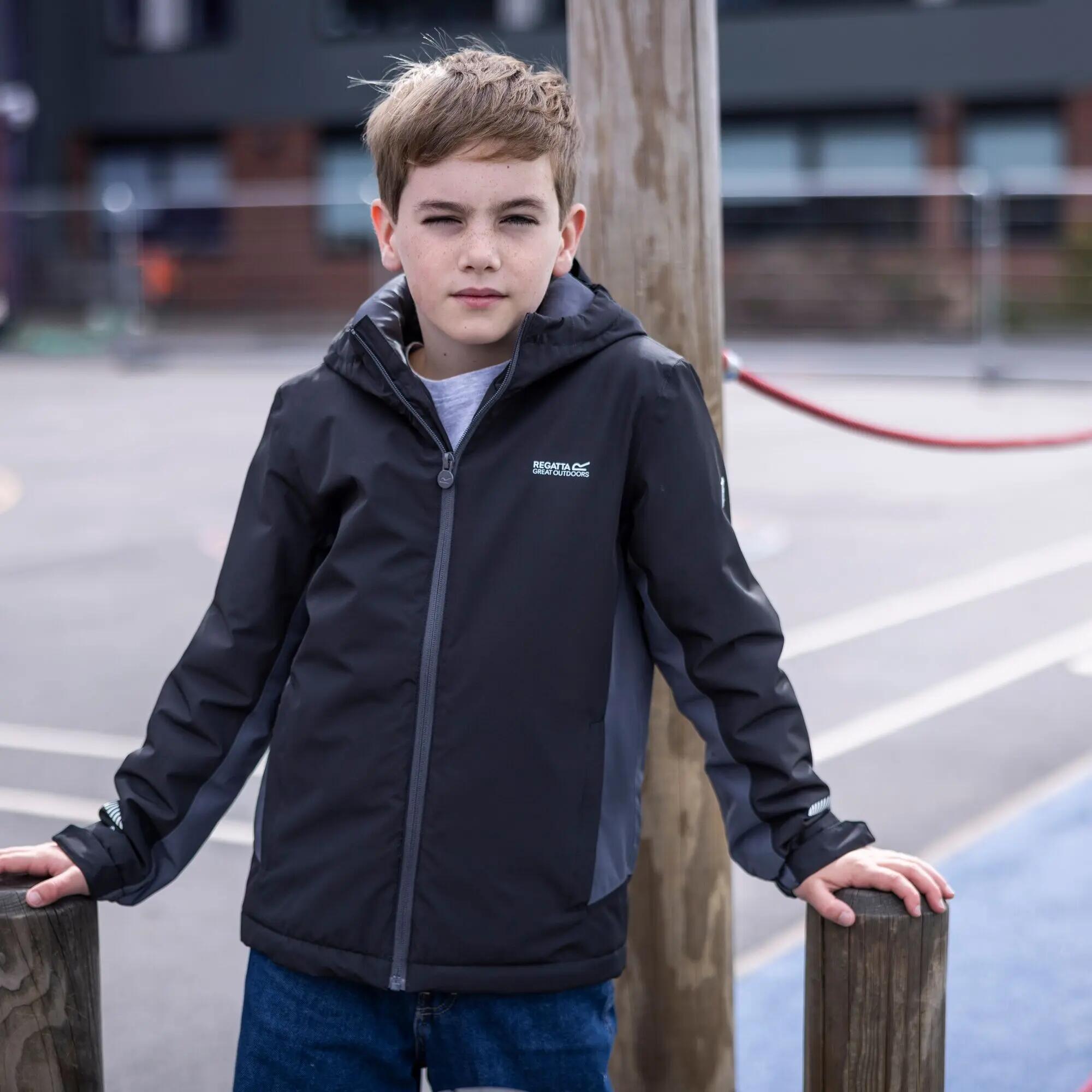 Veste Hurdle pour enfants, à capuche, imperméable, respirante et isolée 2/12